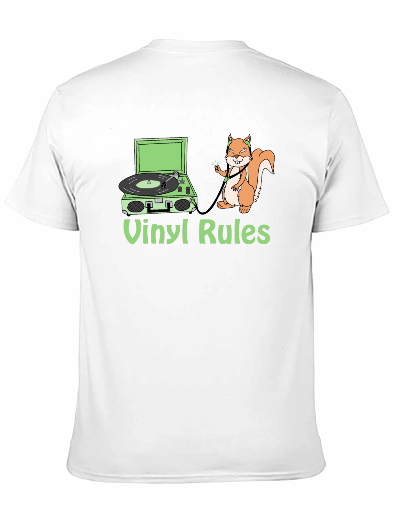 Vinyl Rules Squirrel T-Shirt