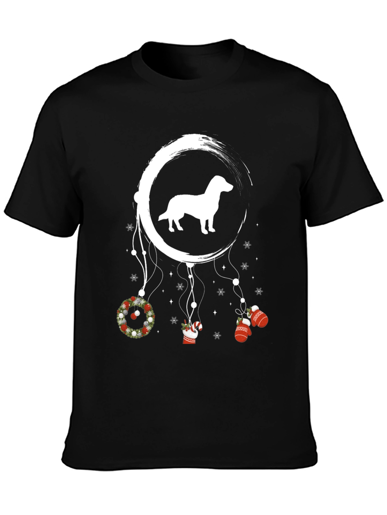 Dachshund Christmas Dreamcatcher T-Shirt