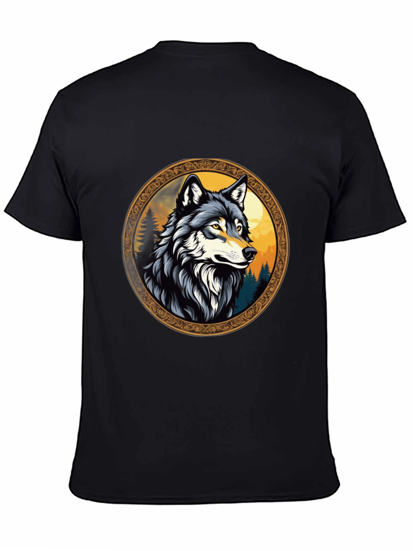 Wolf Graphic Tee - Wildlife Design