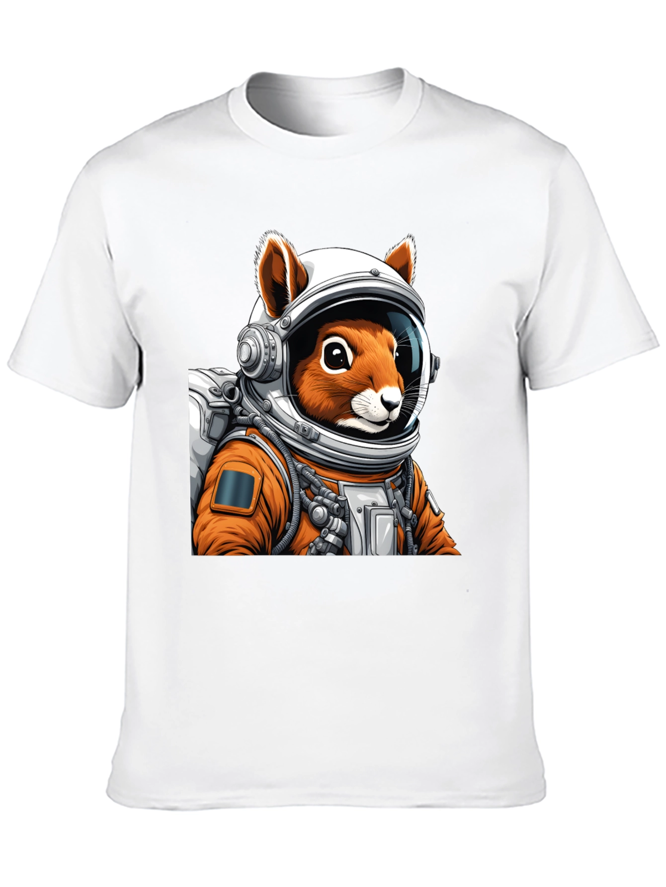 Squirrel Astronaut Graphic T-Shirt - Space Explorer Tee