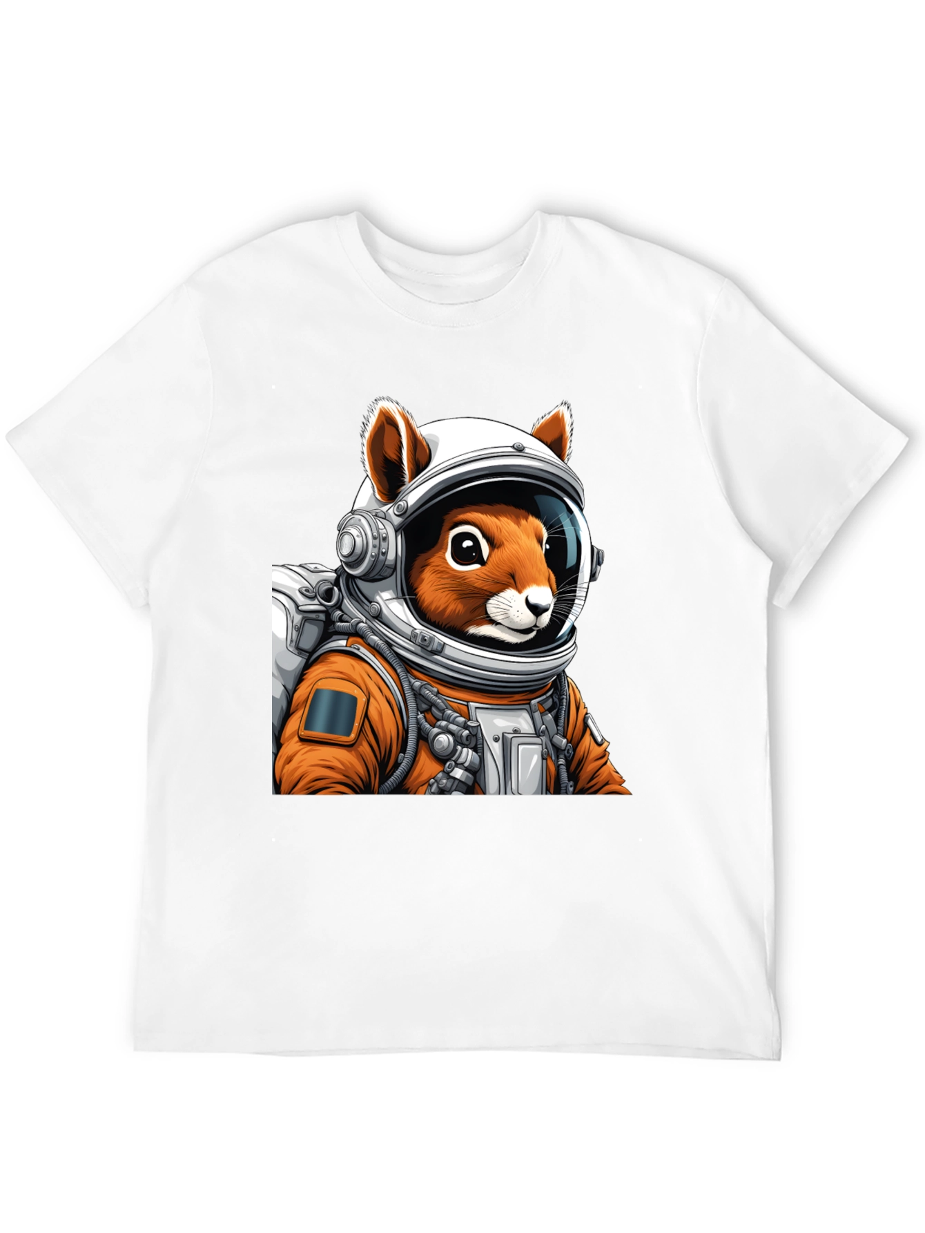 Squirrel Astronaut Graphic T-Shirt - Space Explorer Tee