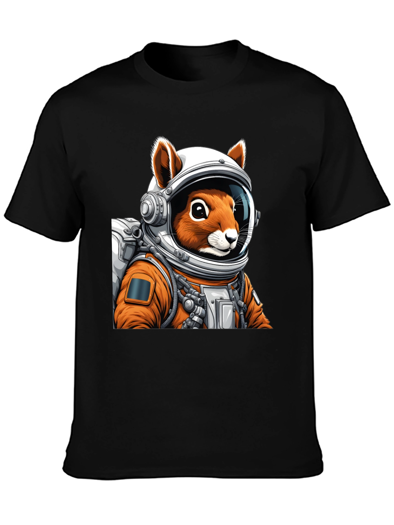 Squirrel Astronaut Graphic T-Shirt - Space Explorer Tee