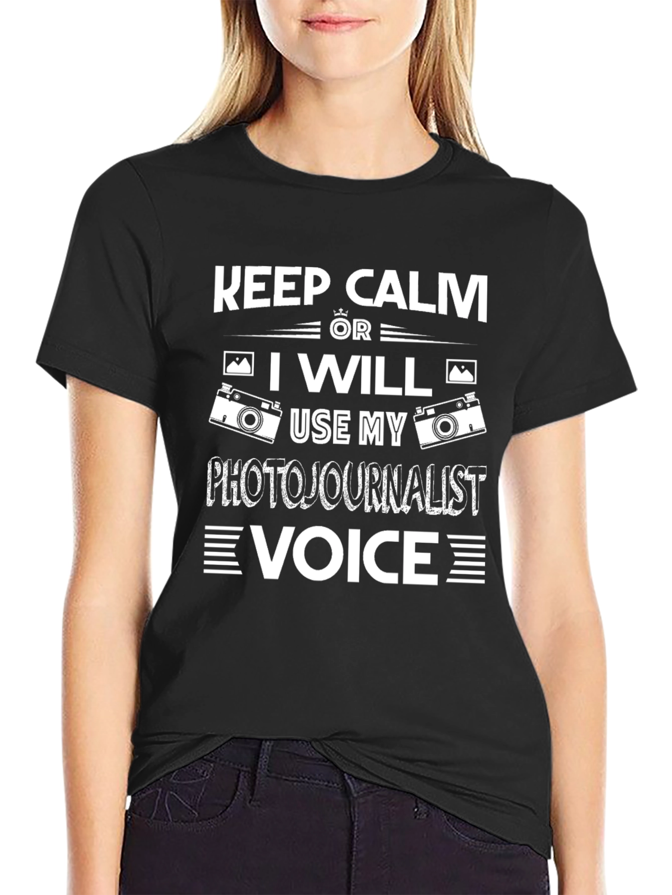 Keep Calm Photojournalist Voice T-Shirt
