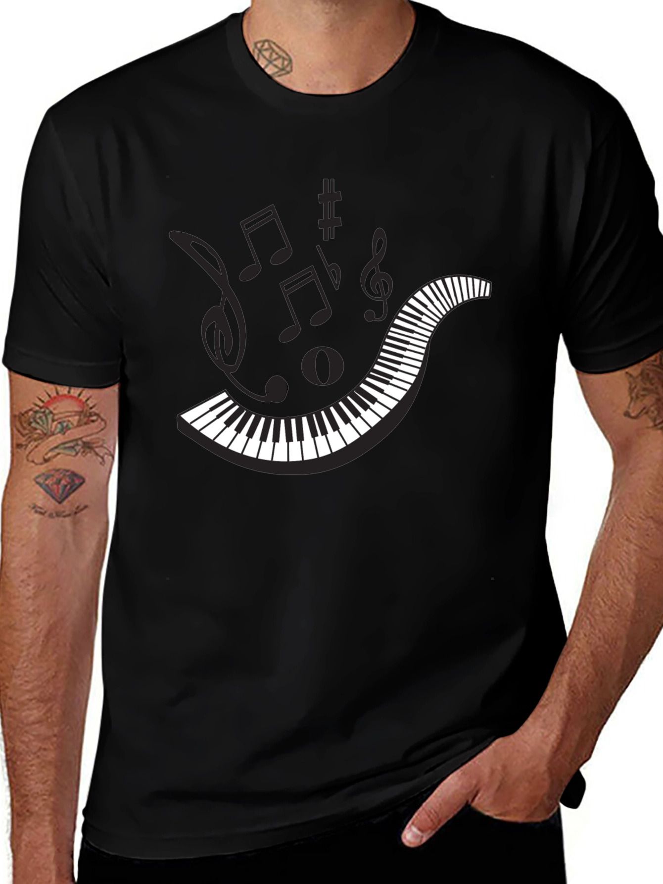 Musical Piano Keys T-Shirt