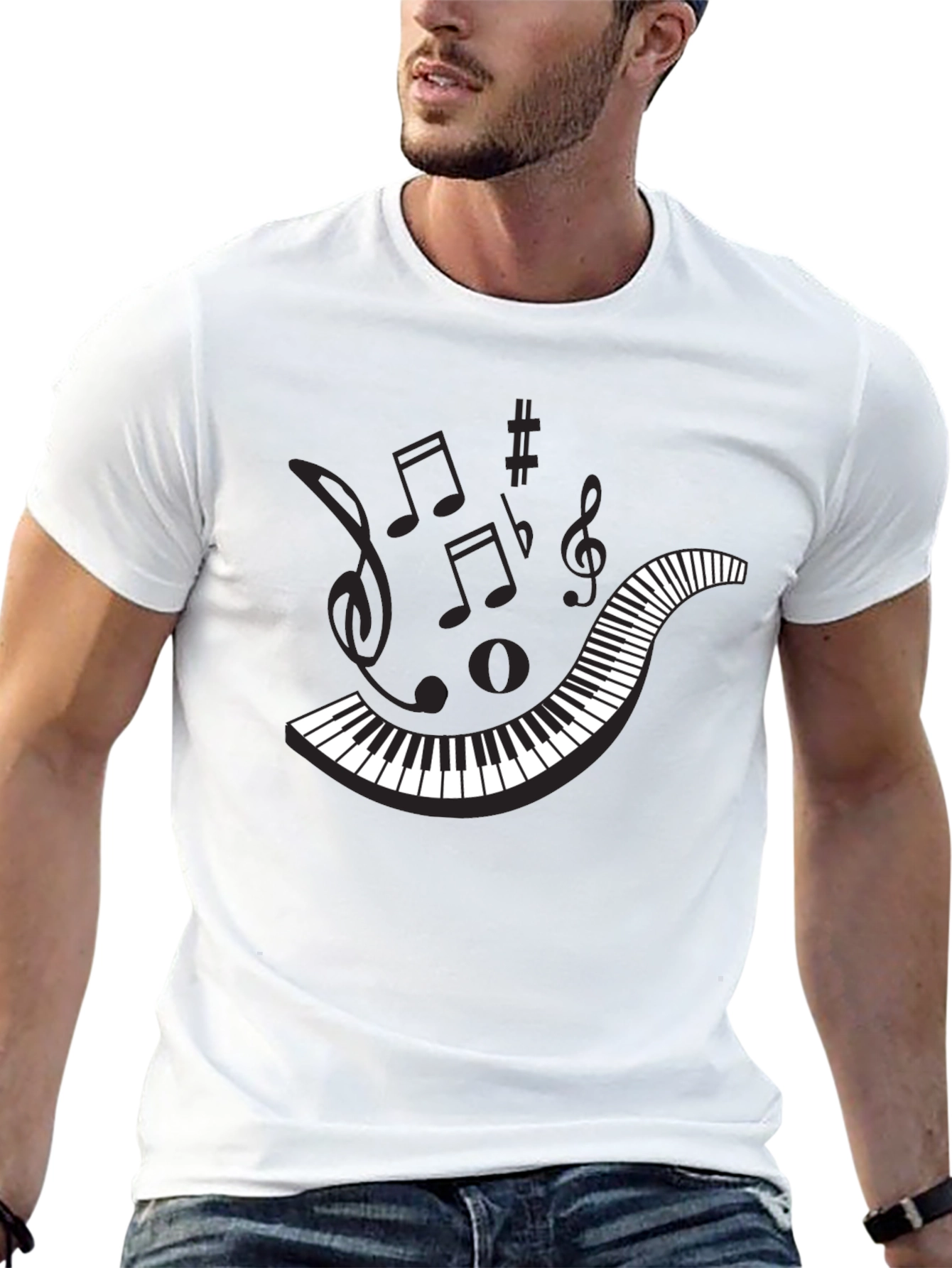 Musical Piano Keys T-Shirt