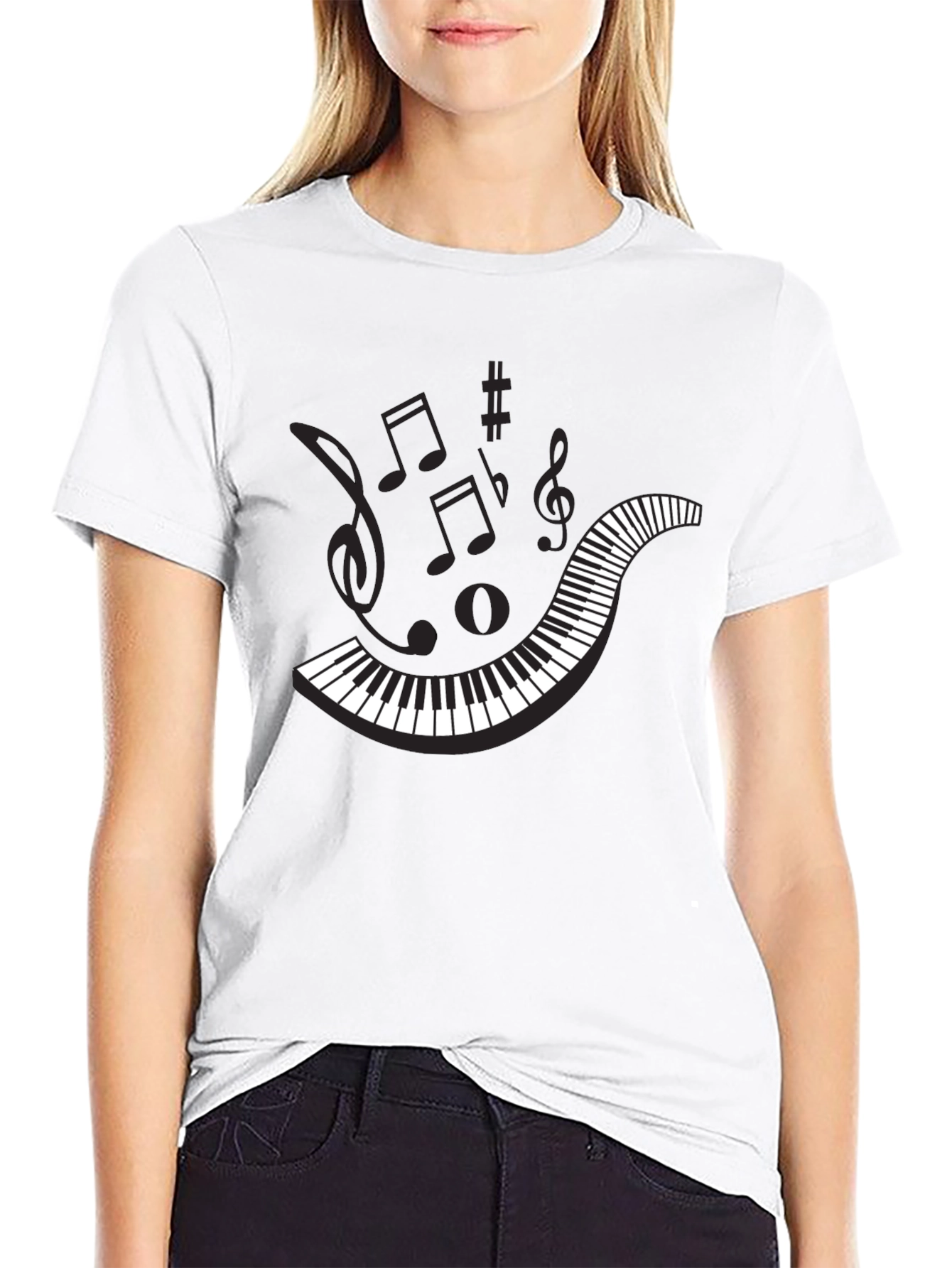 Musical Piano Keys T-Shirt