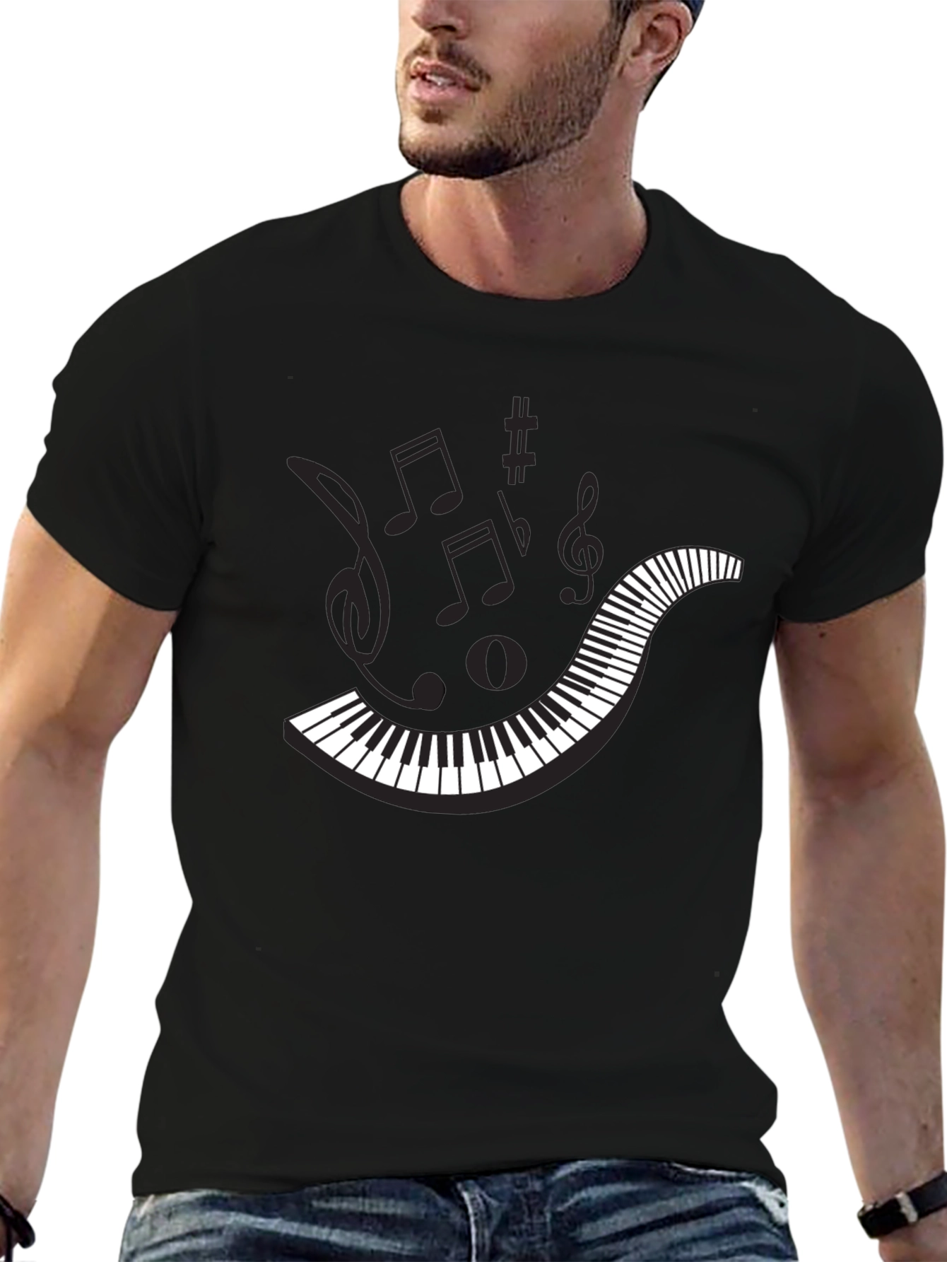 Musical Piano Keys T-Shirt