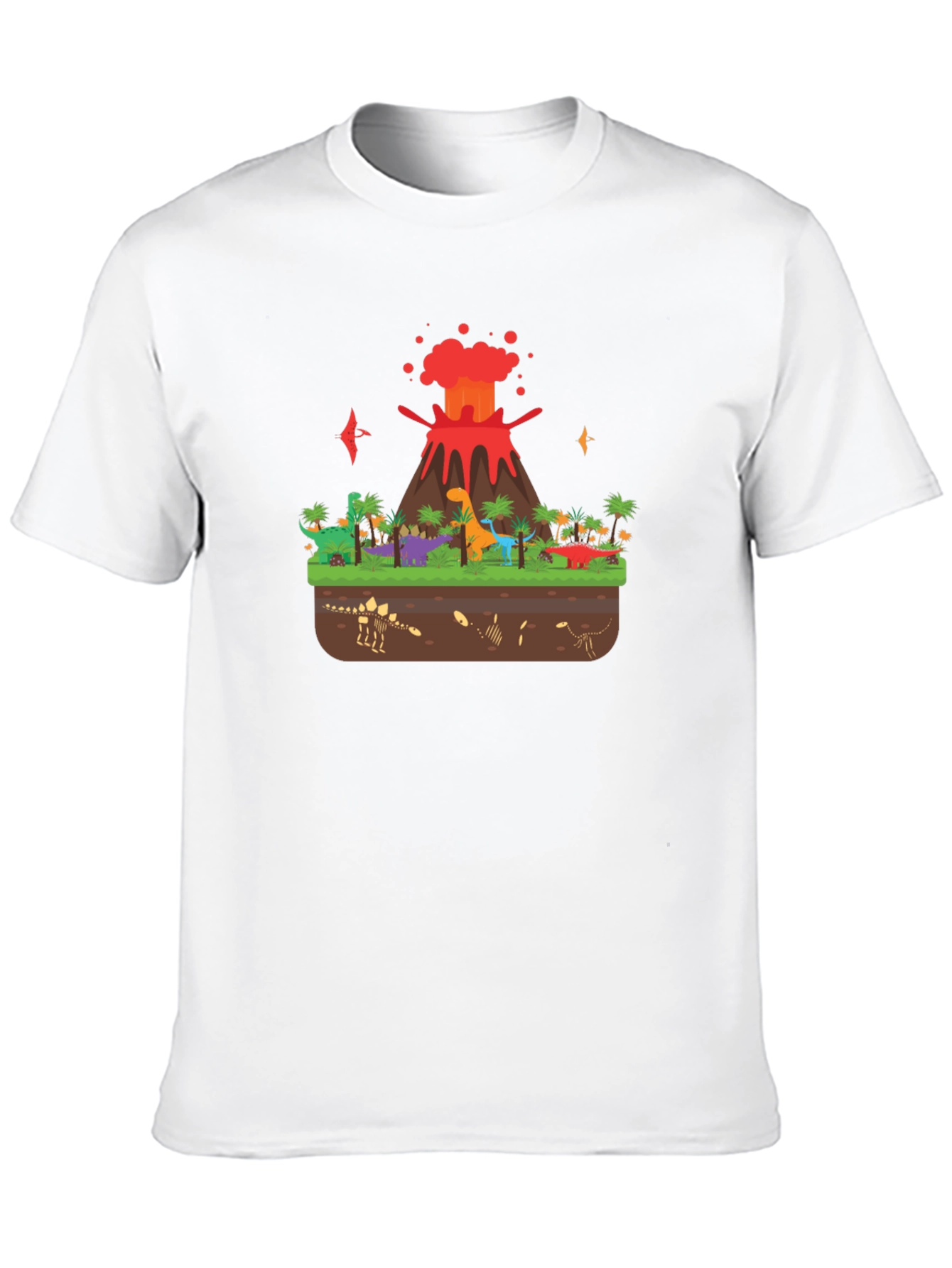 Dinosaur Volcano T-Shirt
