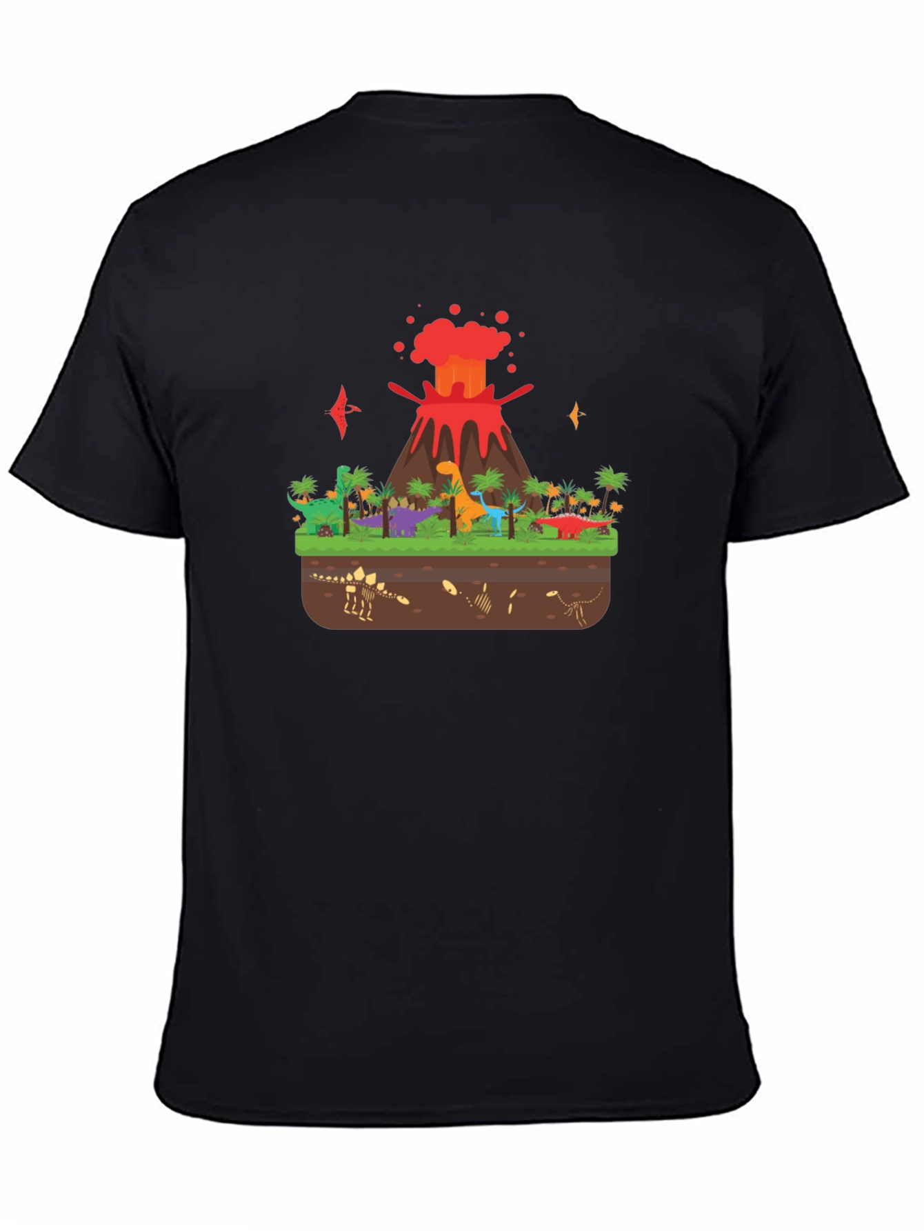 Dinosaur Volcano T-Shirt