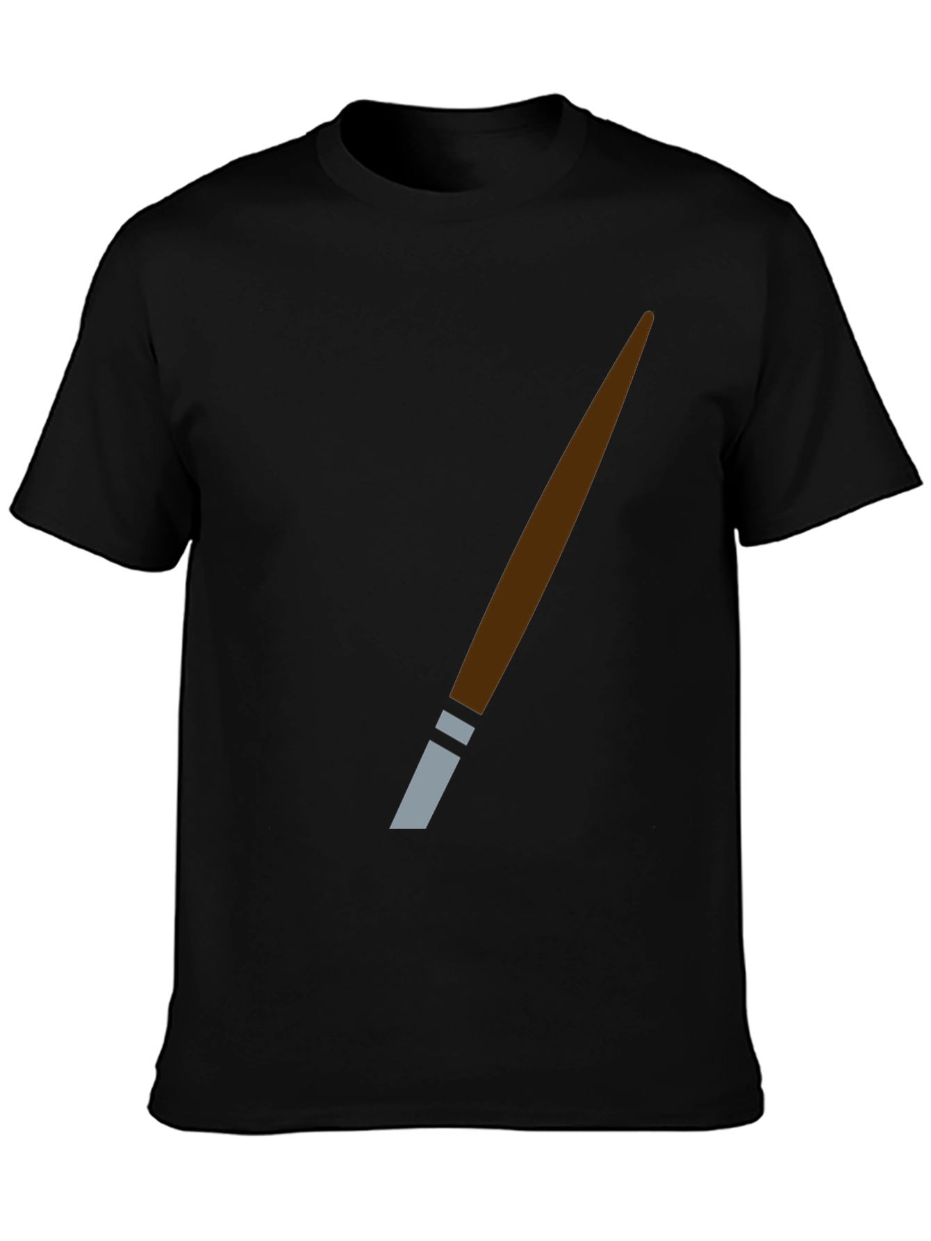 Novelty Brush Stroke T-Shirt - Artsy Graphic Tee