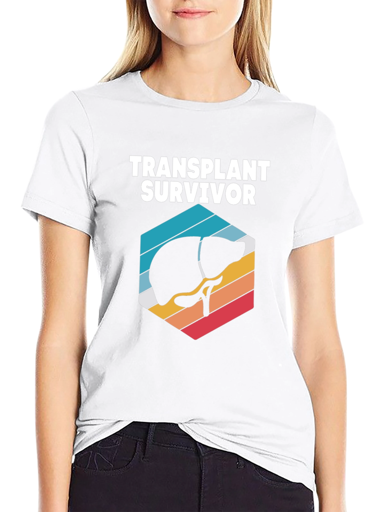 Transplant Survivor T-Shirt Liver Graphic Tee