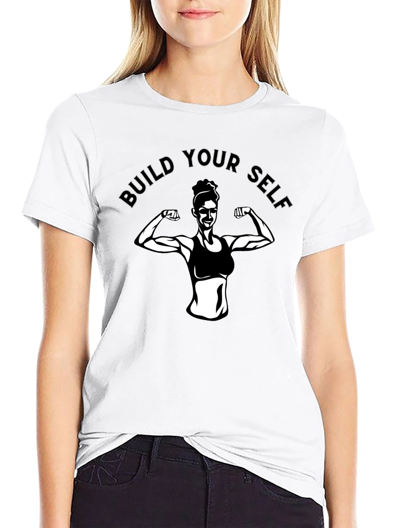 Build Yourself T-Shirt - Fitness Motivation
