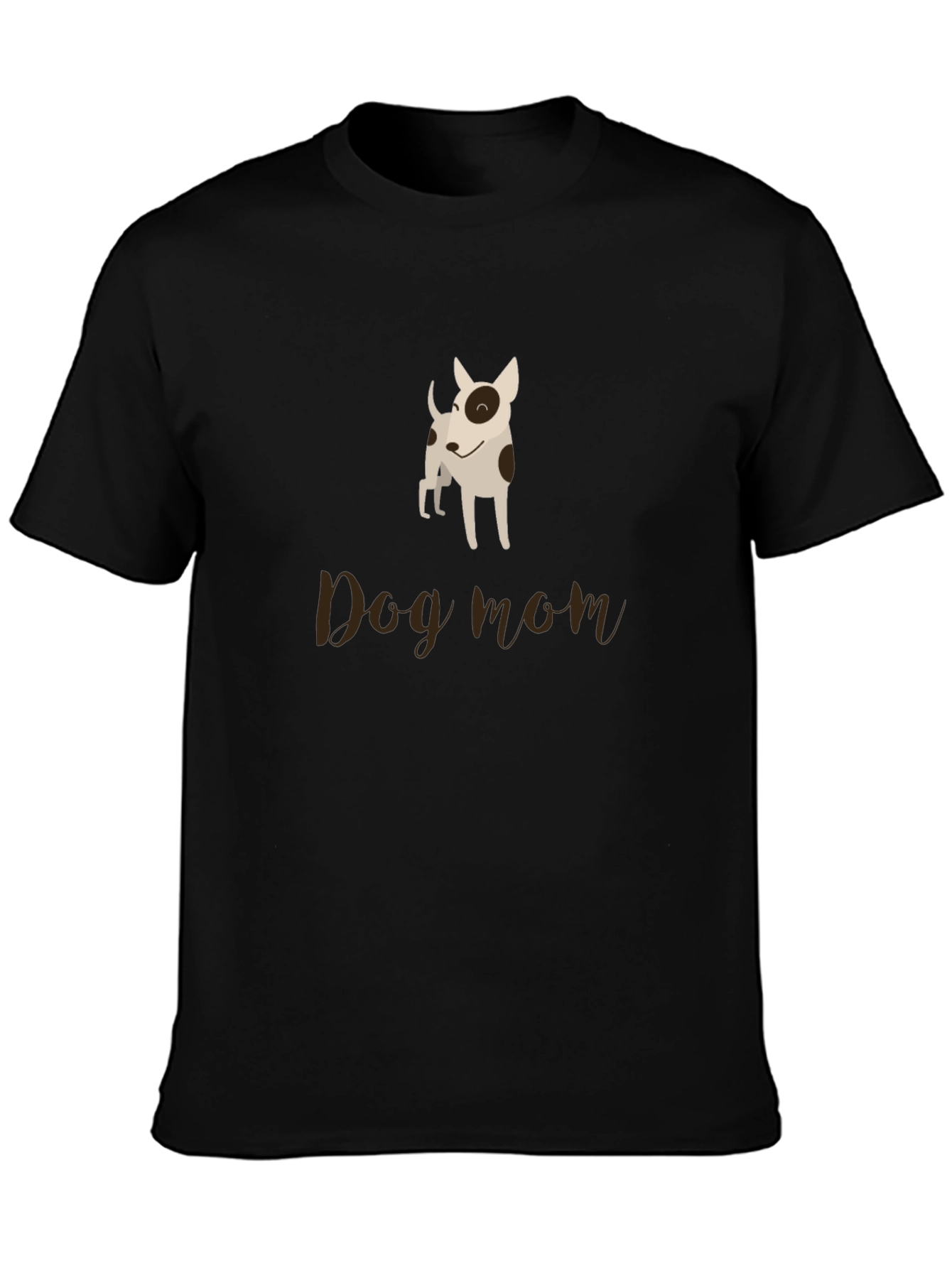 Dog Mom Black T-Shirt - Pet Lover Apparel
