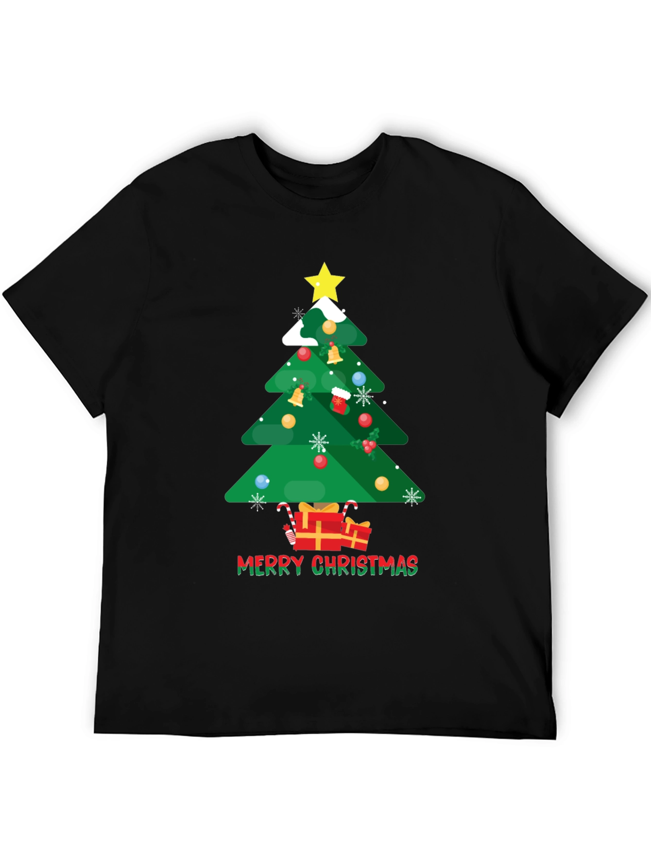 Festive Christmas Tree Graphic Tee