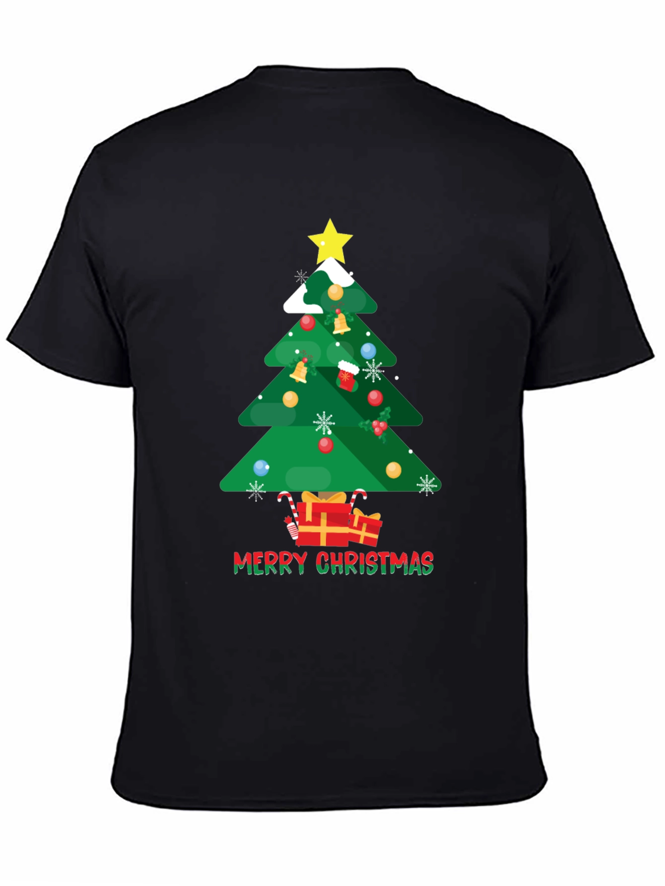 Festive Christmas Tree Graphic Tee