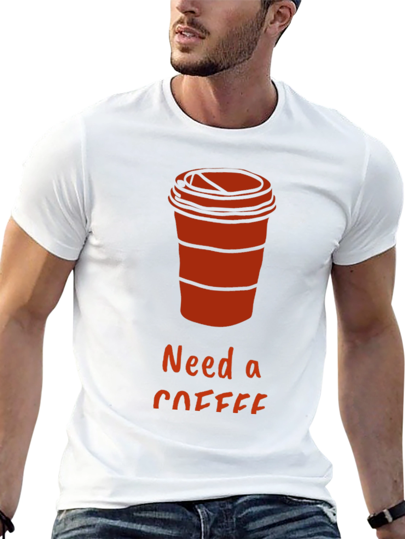 Need a Coffee T-Shirt - Casual Black Tee