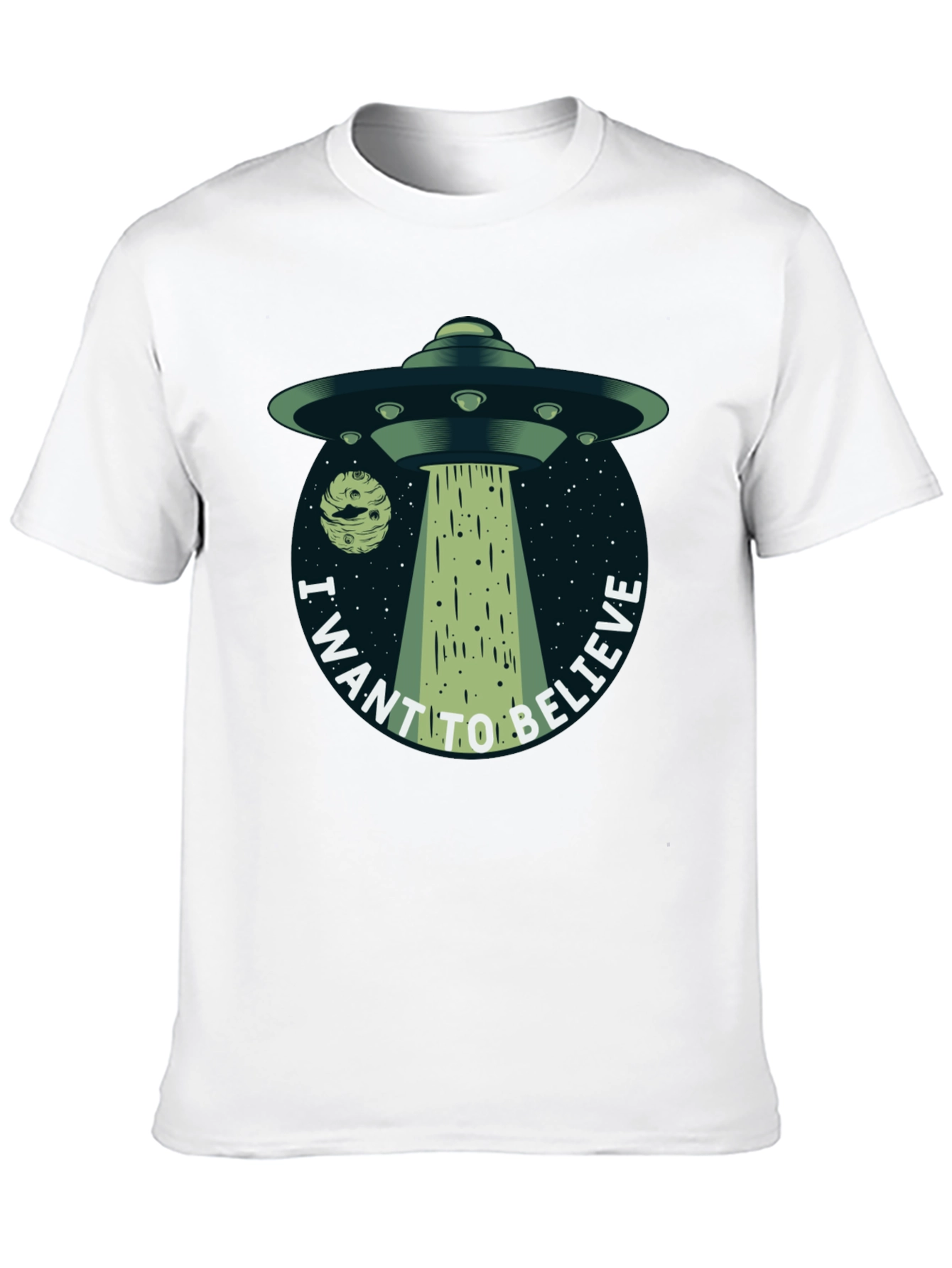 I Want to Believe UFO Graphic T-Shirt