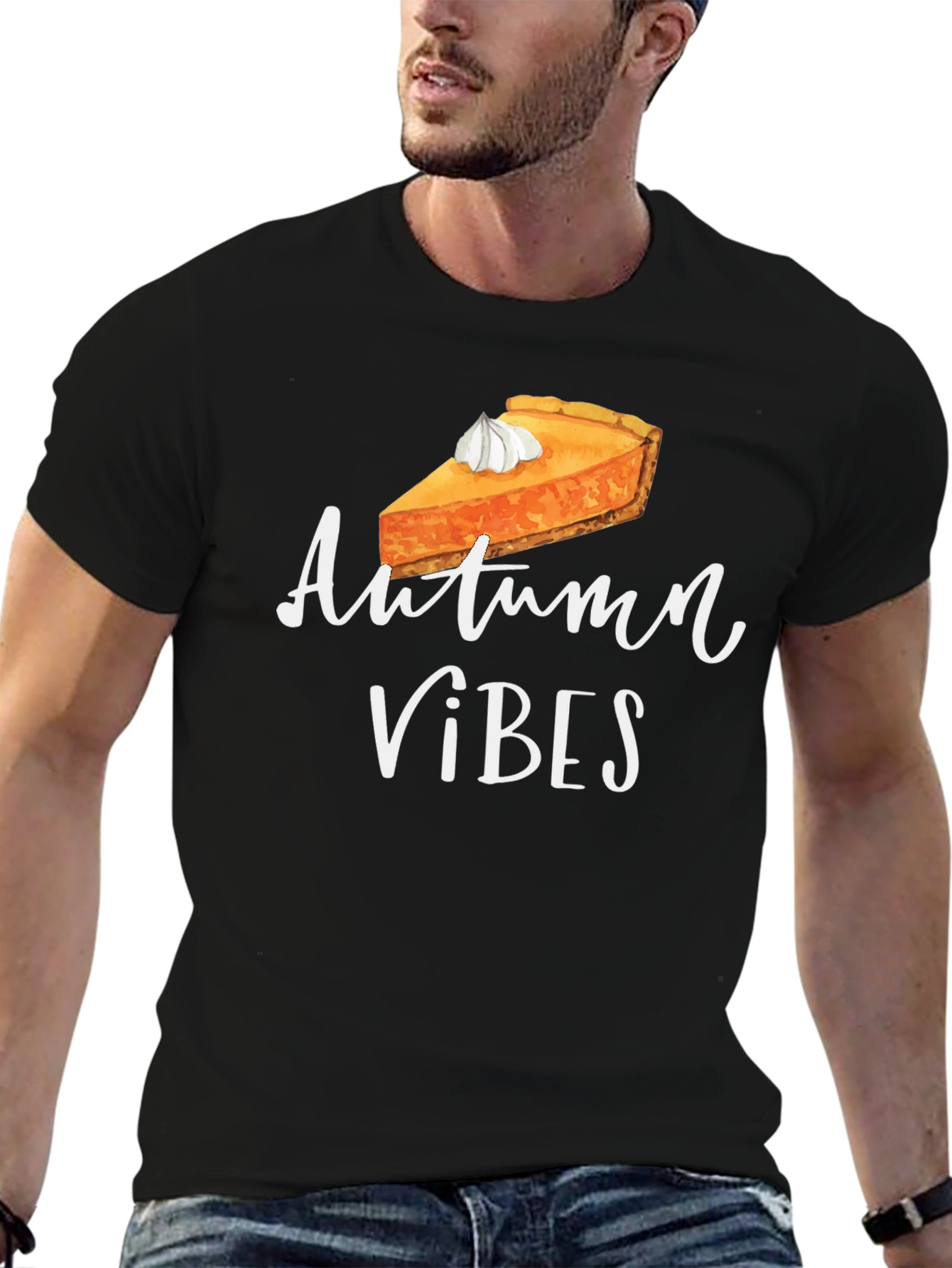 Autumn Vibes Pumpkin Pie T-Shirt Fall Season Tee