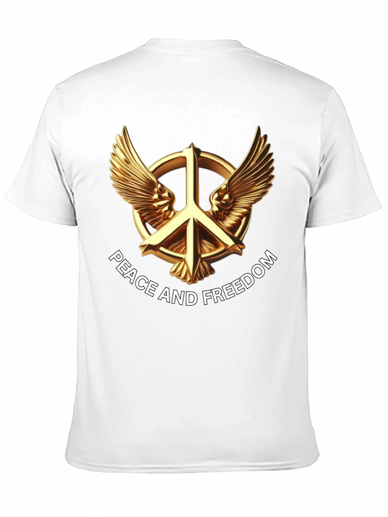 Peace and Freedom Graphic T-Shirt