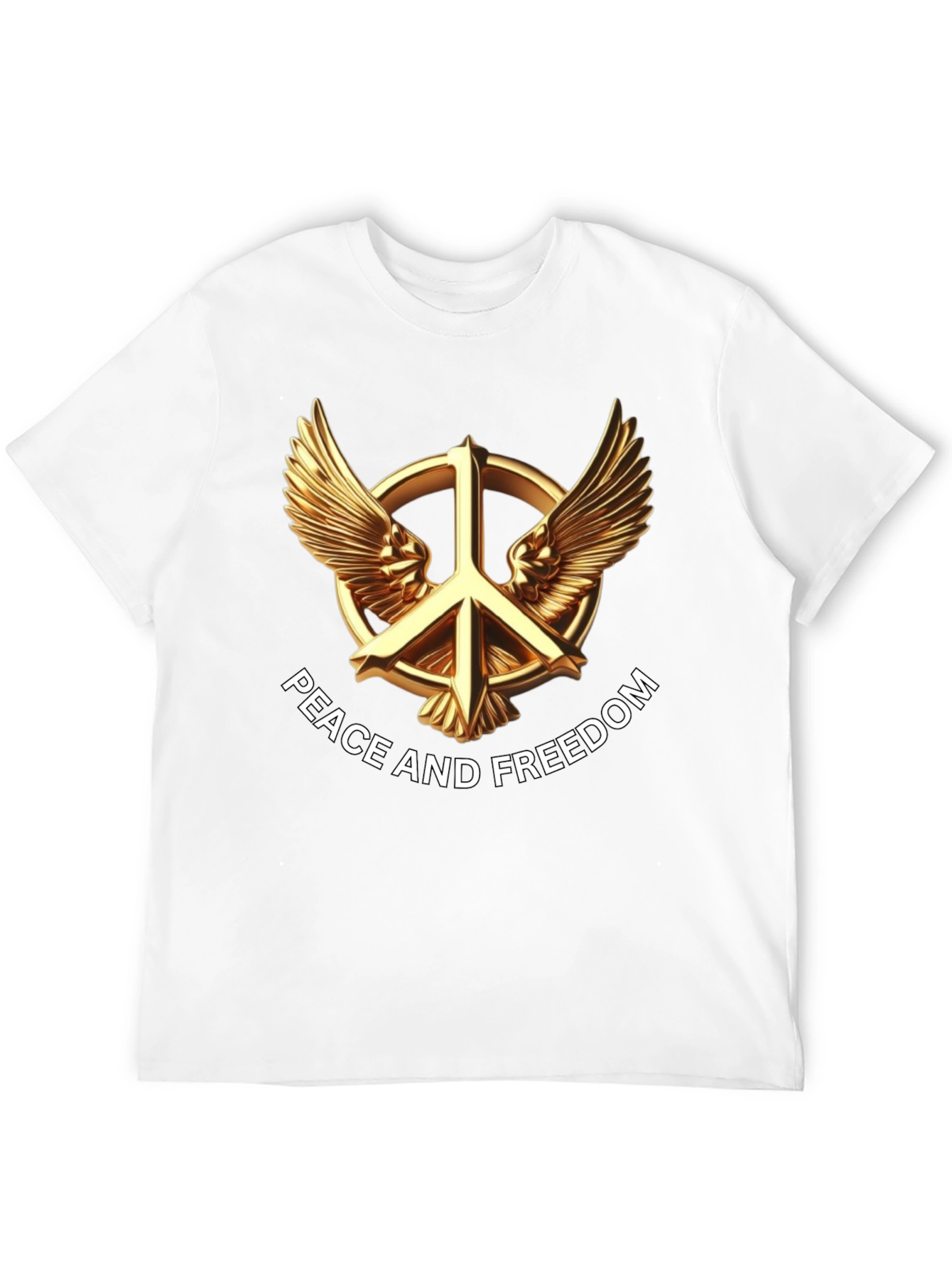 Peace and Freedom Graphic T-Shirt