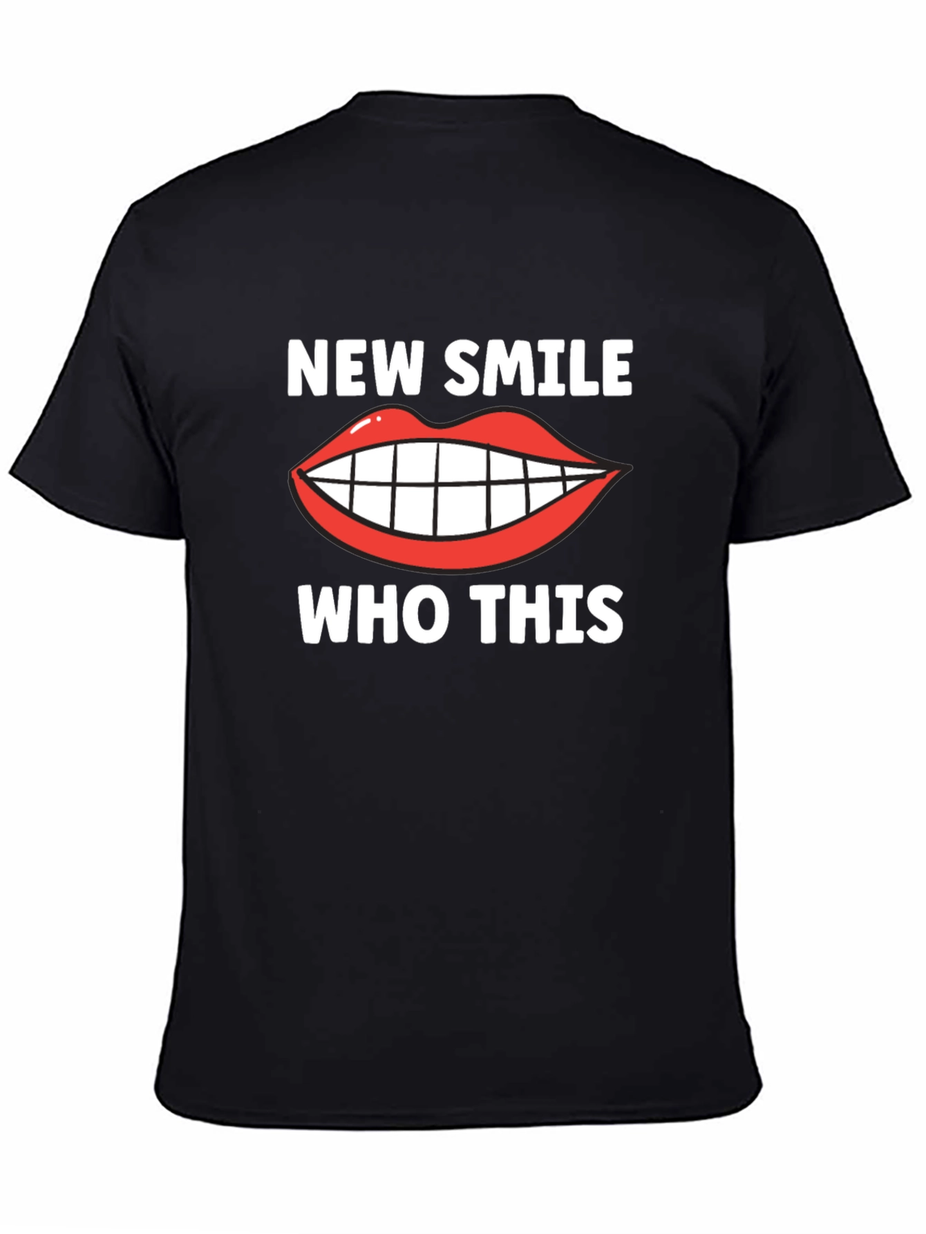 New Smile Who Dis Funny Graphic T-Shirt