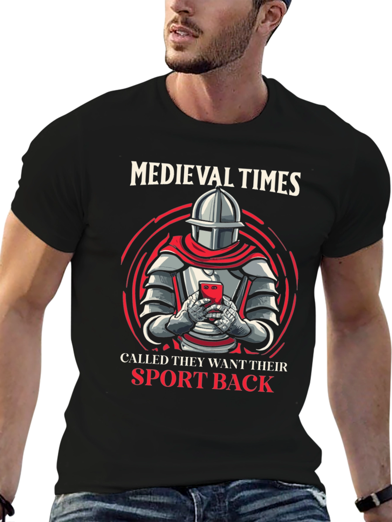 Medieval Times Knight T-Shirt - Funny Gamer Tee