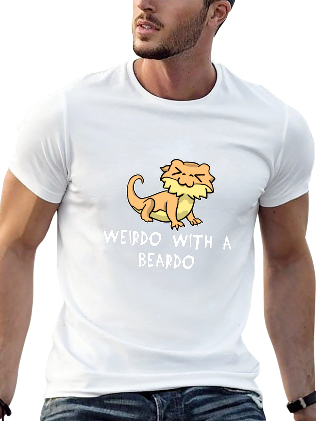 Weirdo with a Beardo T-Shirt Black