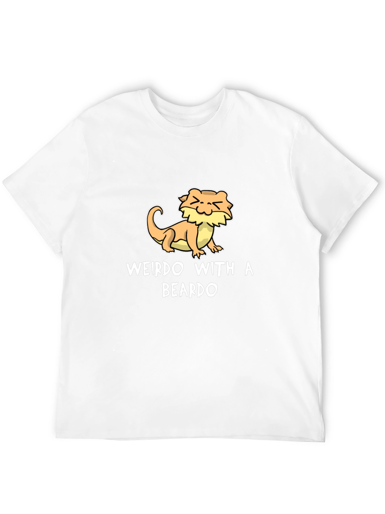 Weirdo with a Beardo T-Shirt Black