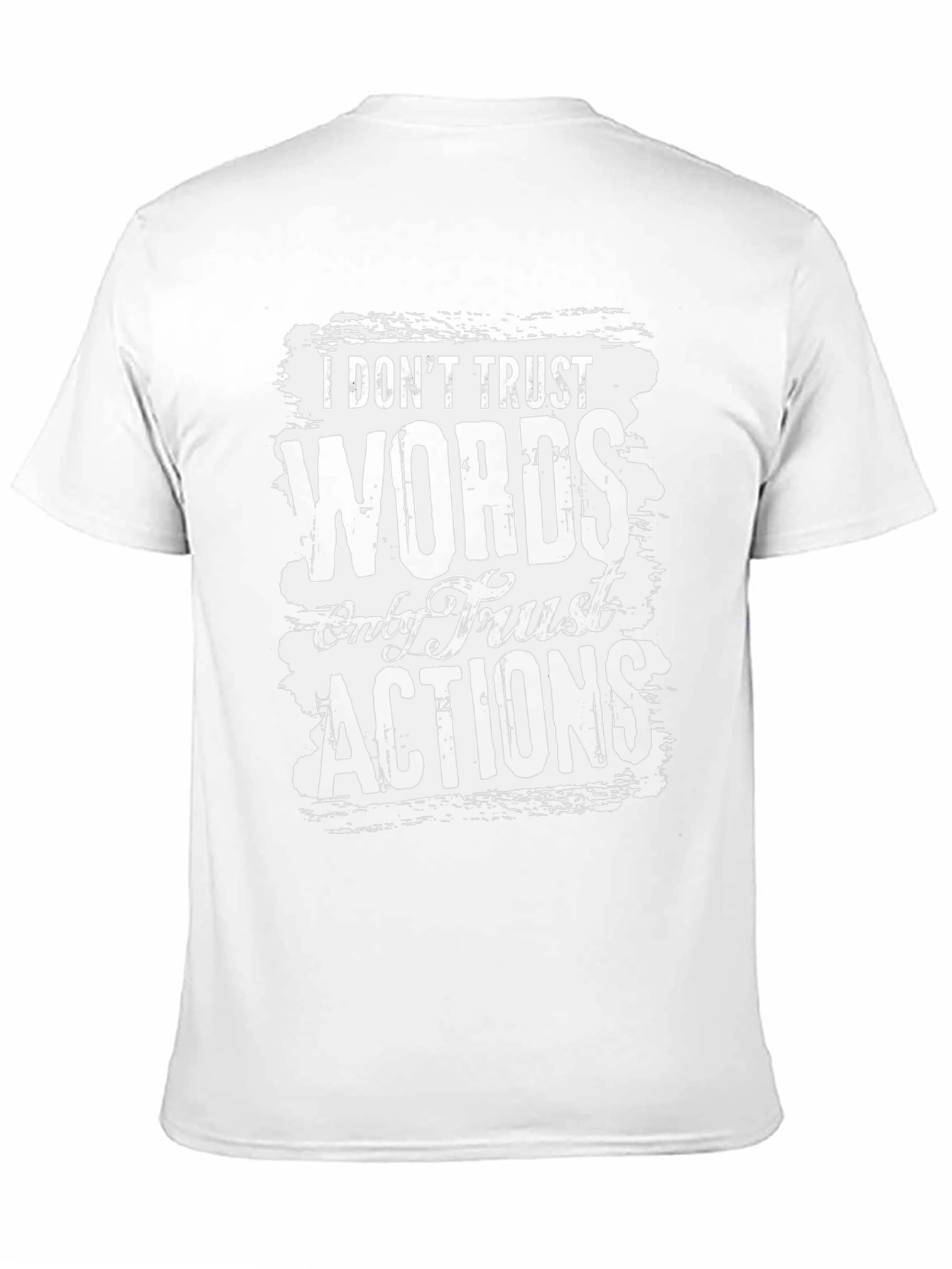 Trust Actions Black Graphic T-Shirt