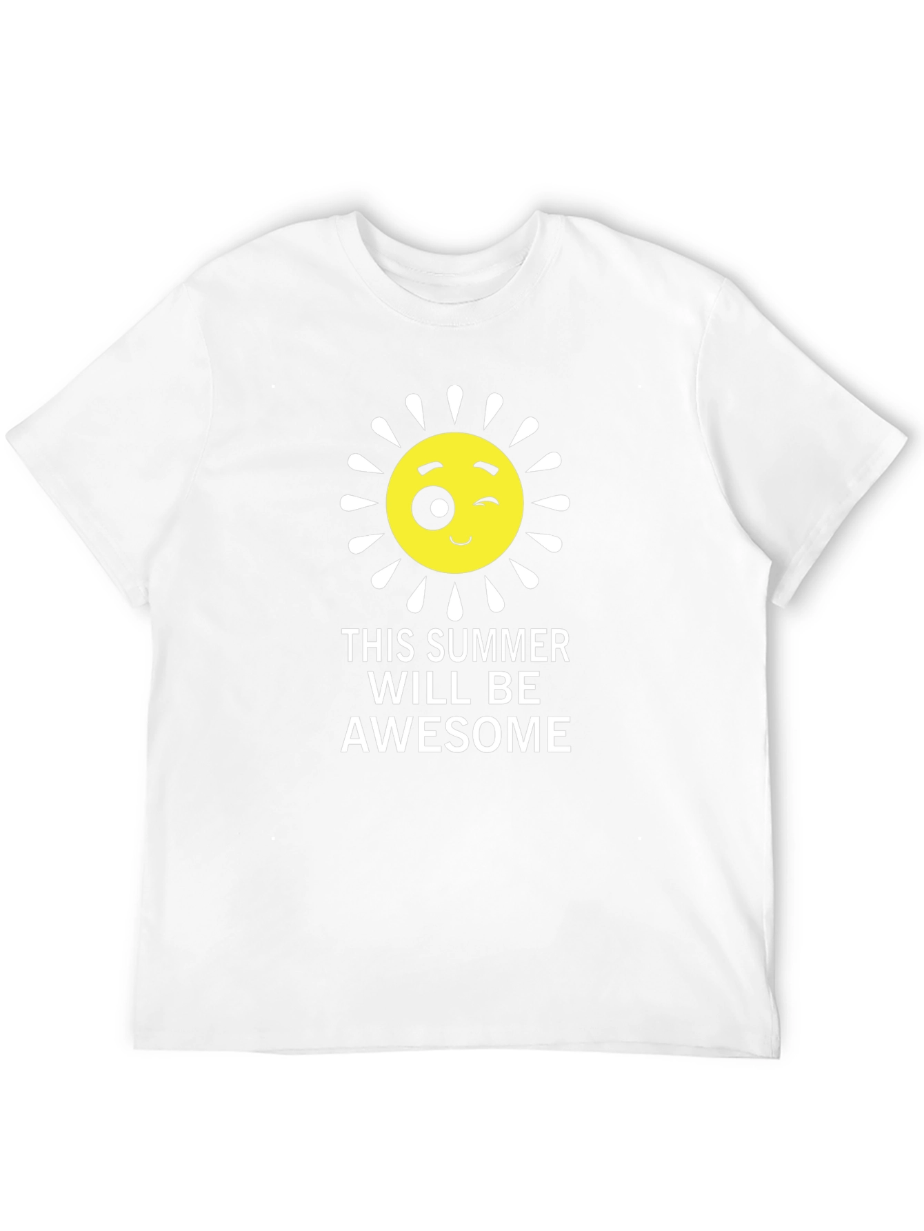 Summer Fun Graphic T-Shirt - Black