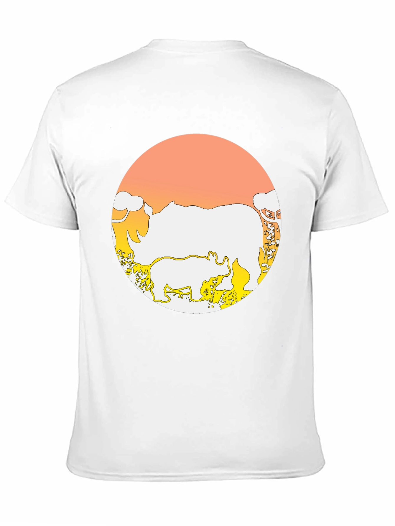 Rhino Graphic Tee - Mens Black T-Shirt