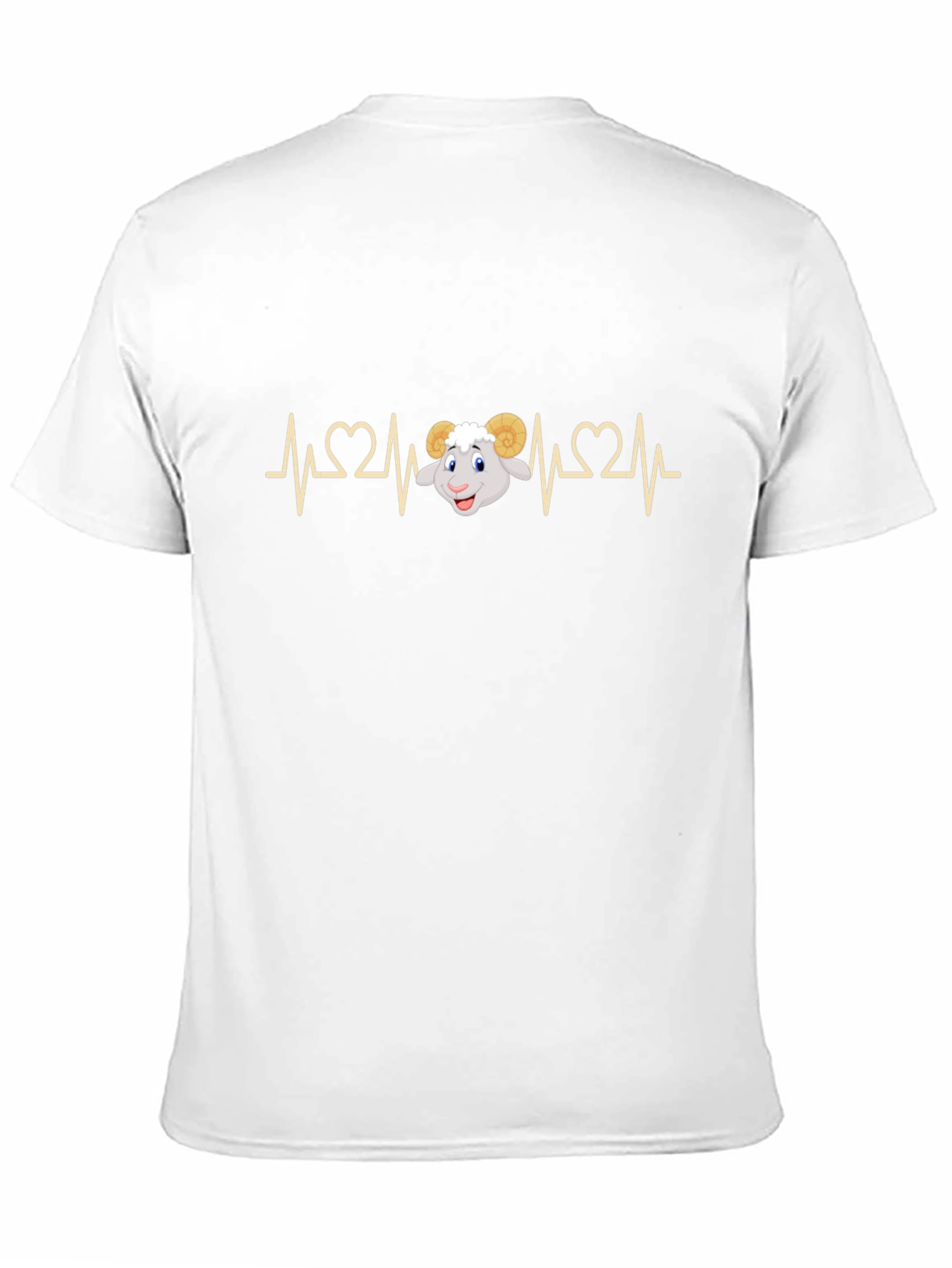 Ram Heartbeat Black T-Shirt