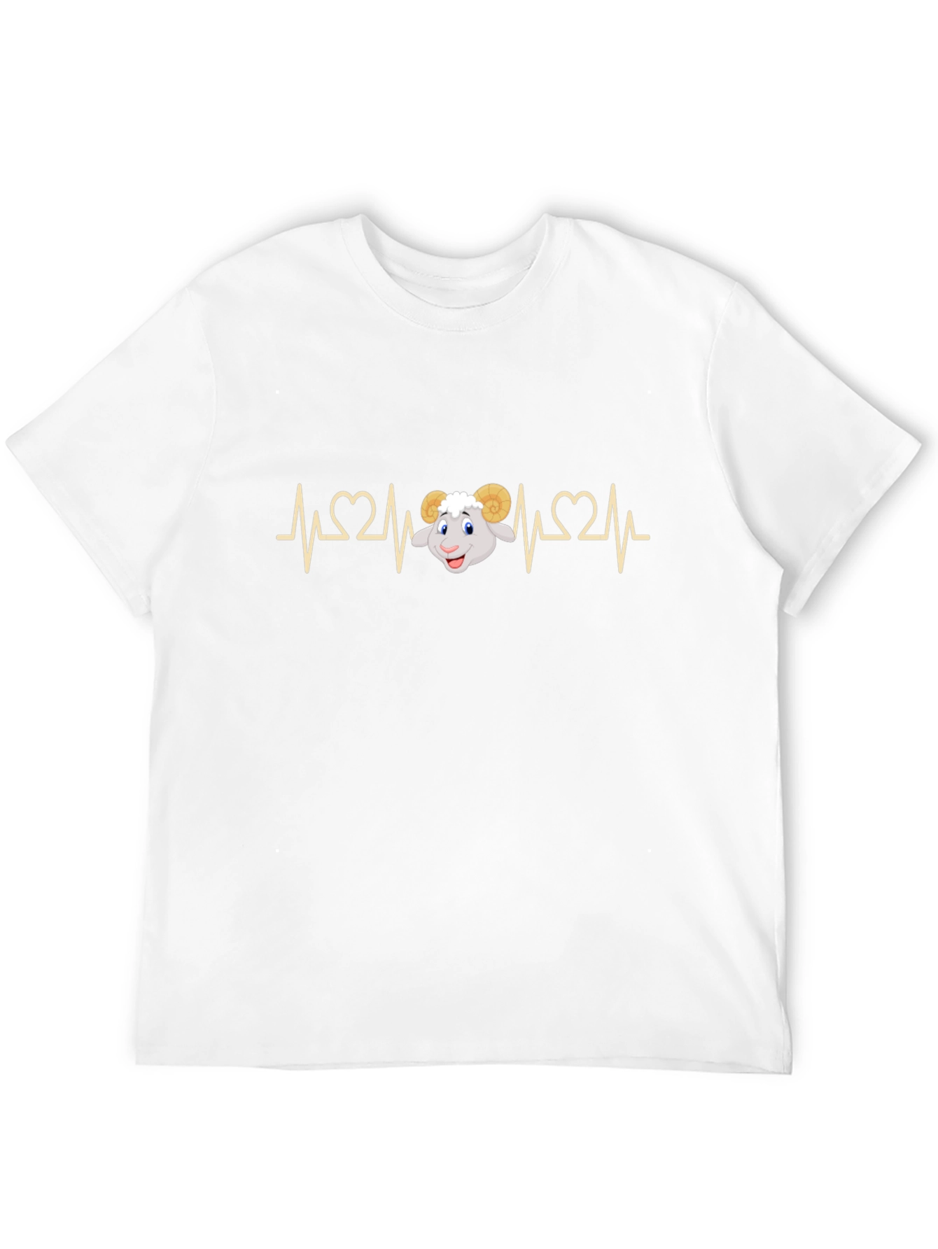 Ram Heartbeat Black T-Shirt