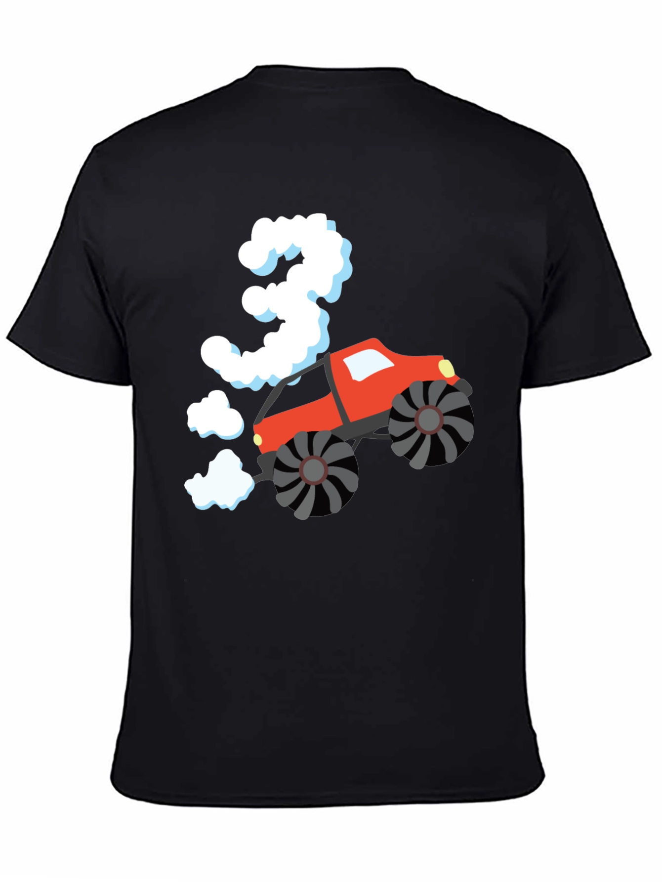 Monster Truck Birthday T-Shirt - Age 3