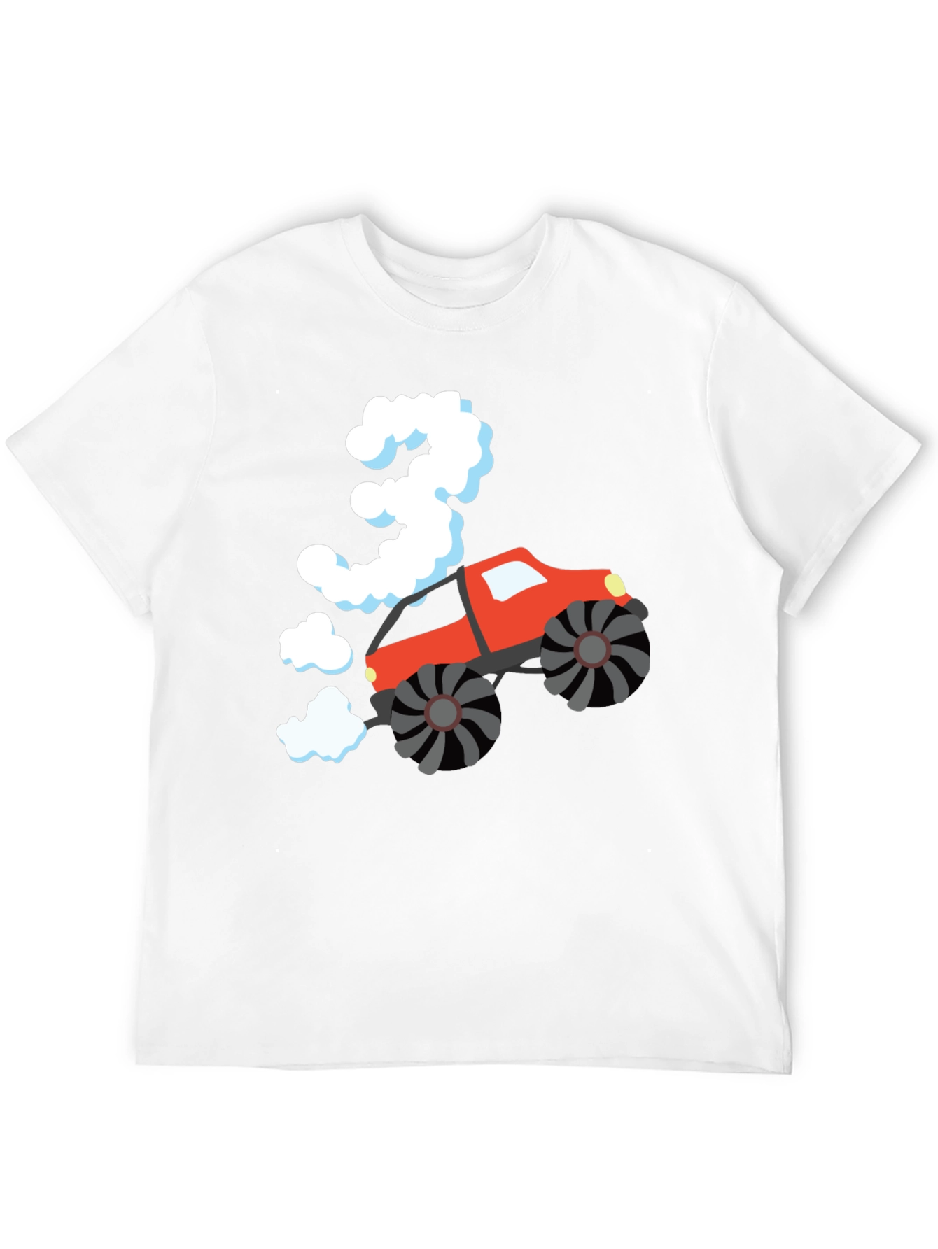 Monster Truck Birthday T-Shirt - Age 3
