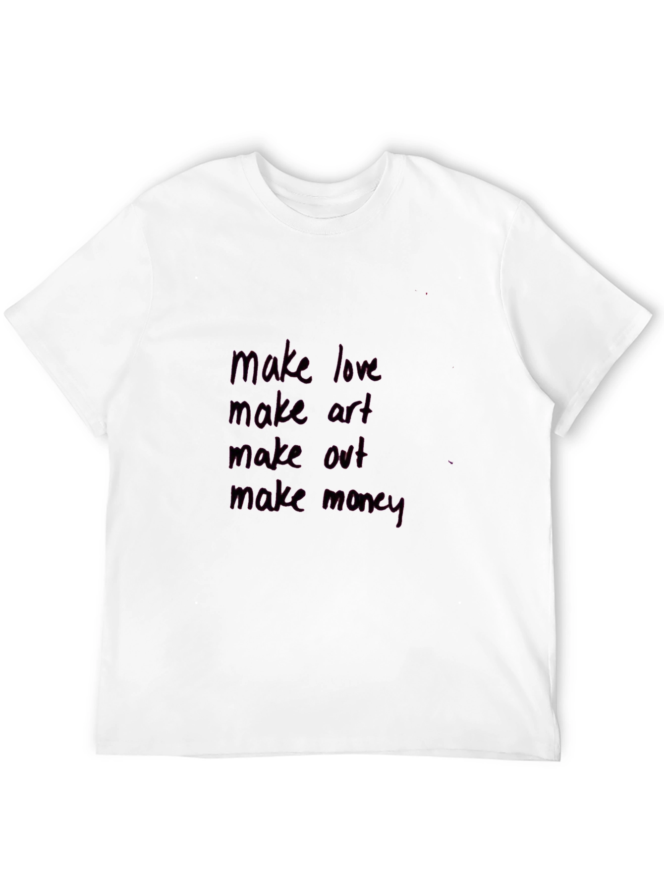 Make Love Art Out Money Graphic Tee