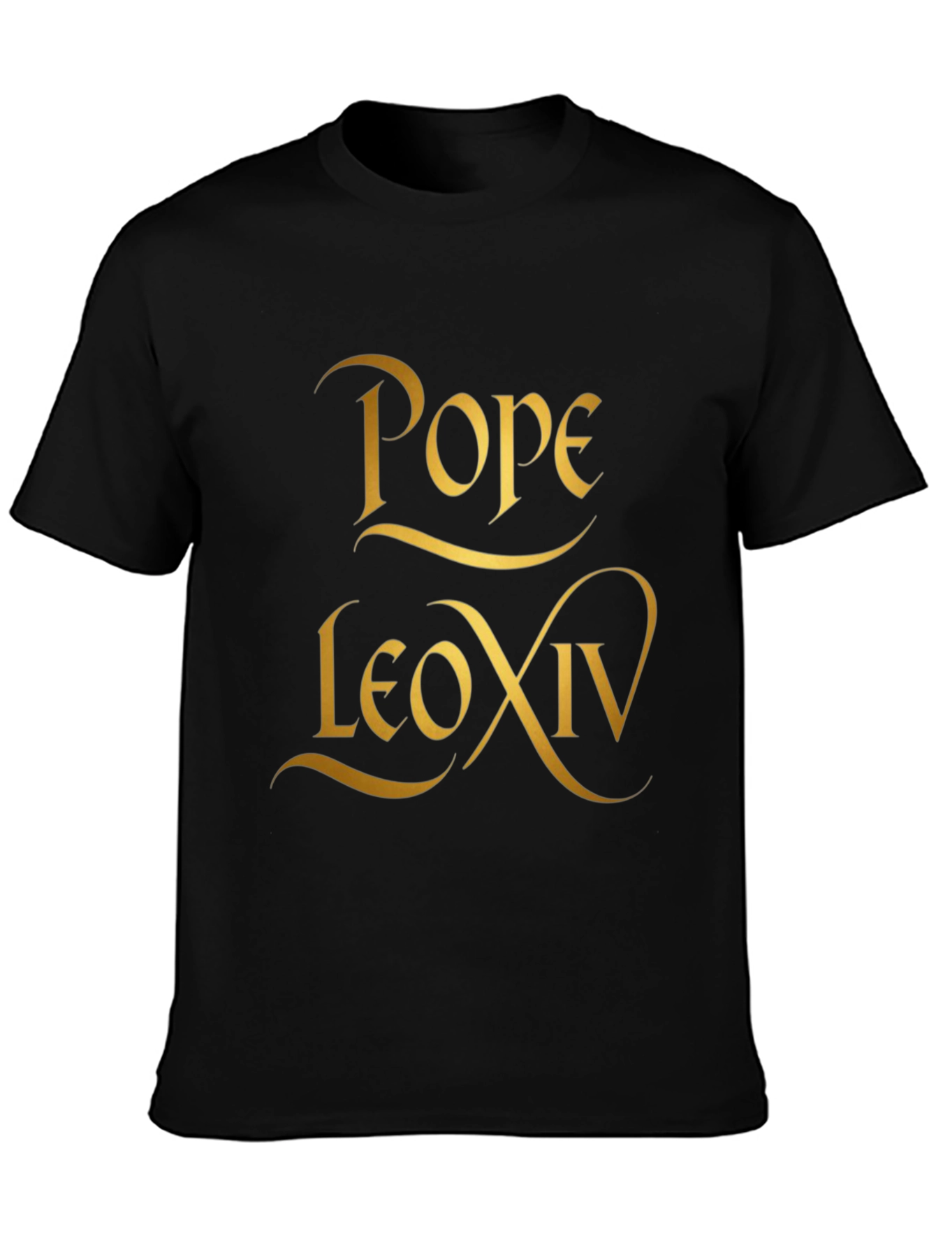 Pope Leo XIV T-Shirt - Gold Design
