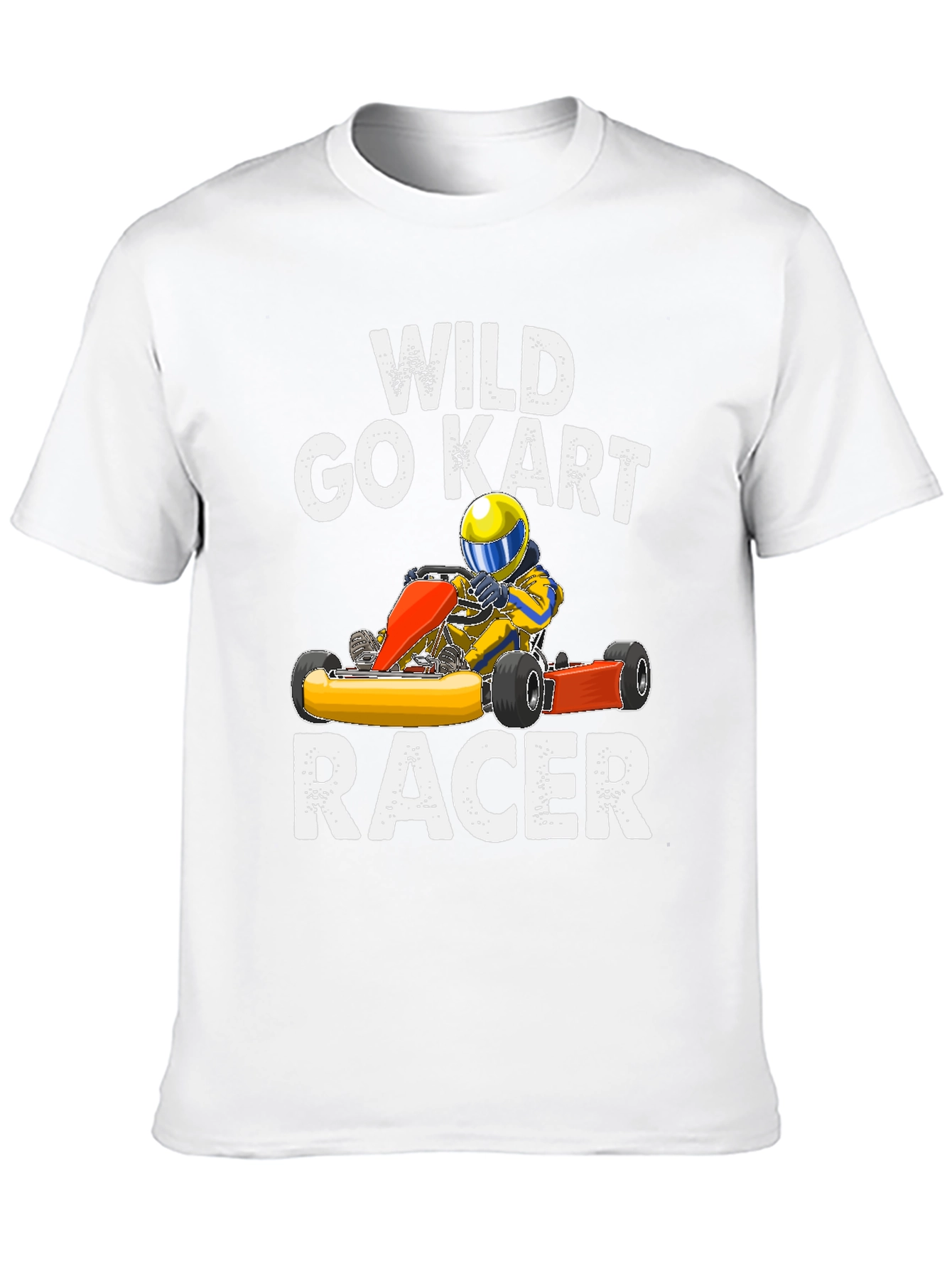 Wild Go Kart Racer Graphic T-Shirt