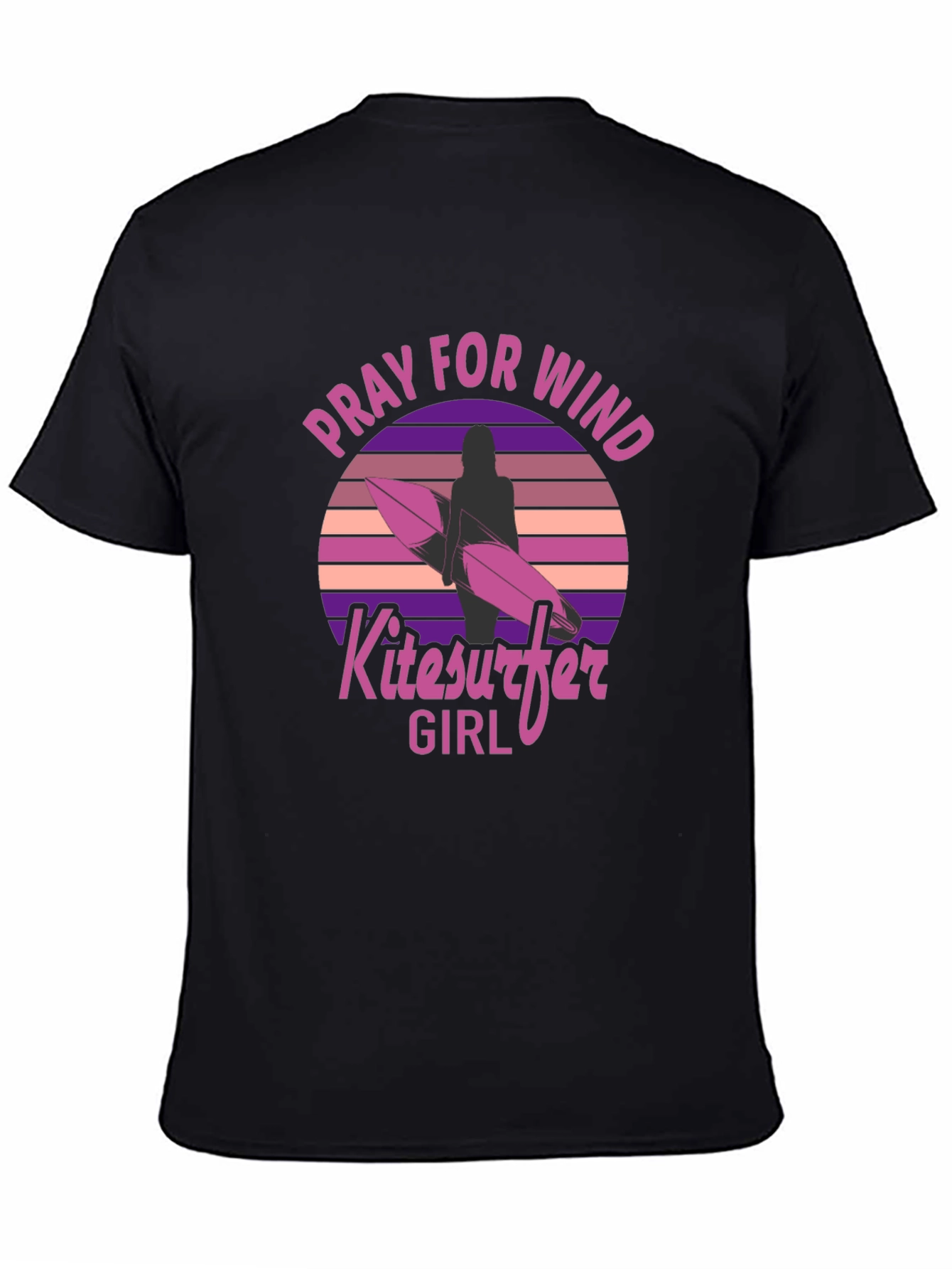 Pray for Wind Kitesurfer Girl T-Shirt