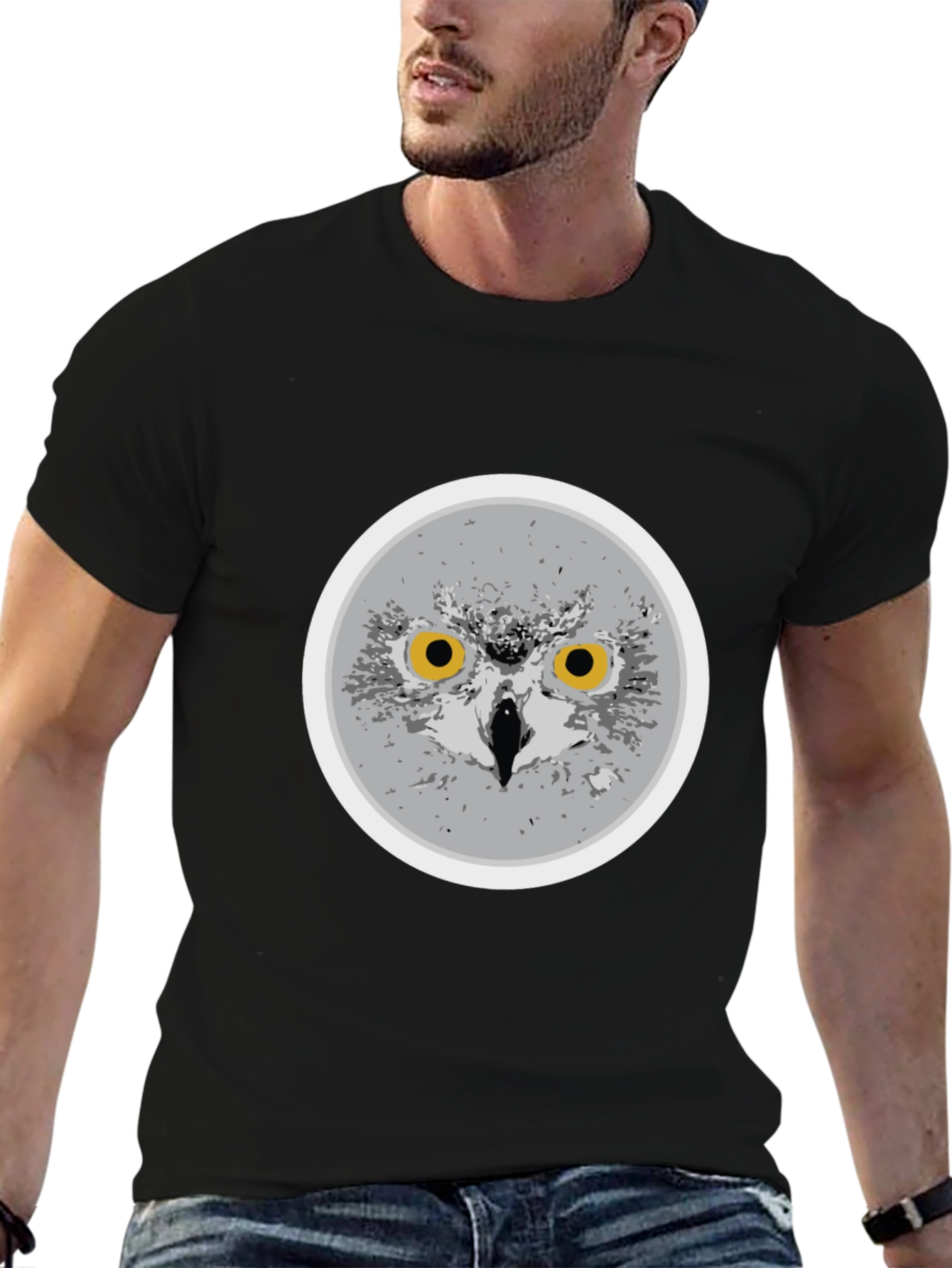 Owl Graphic Print T-Shirt