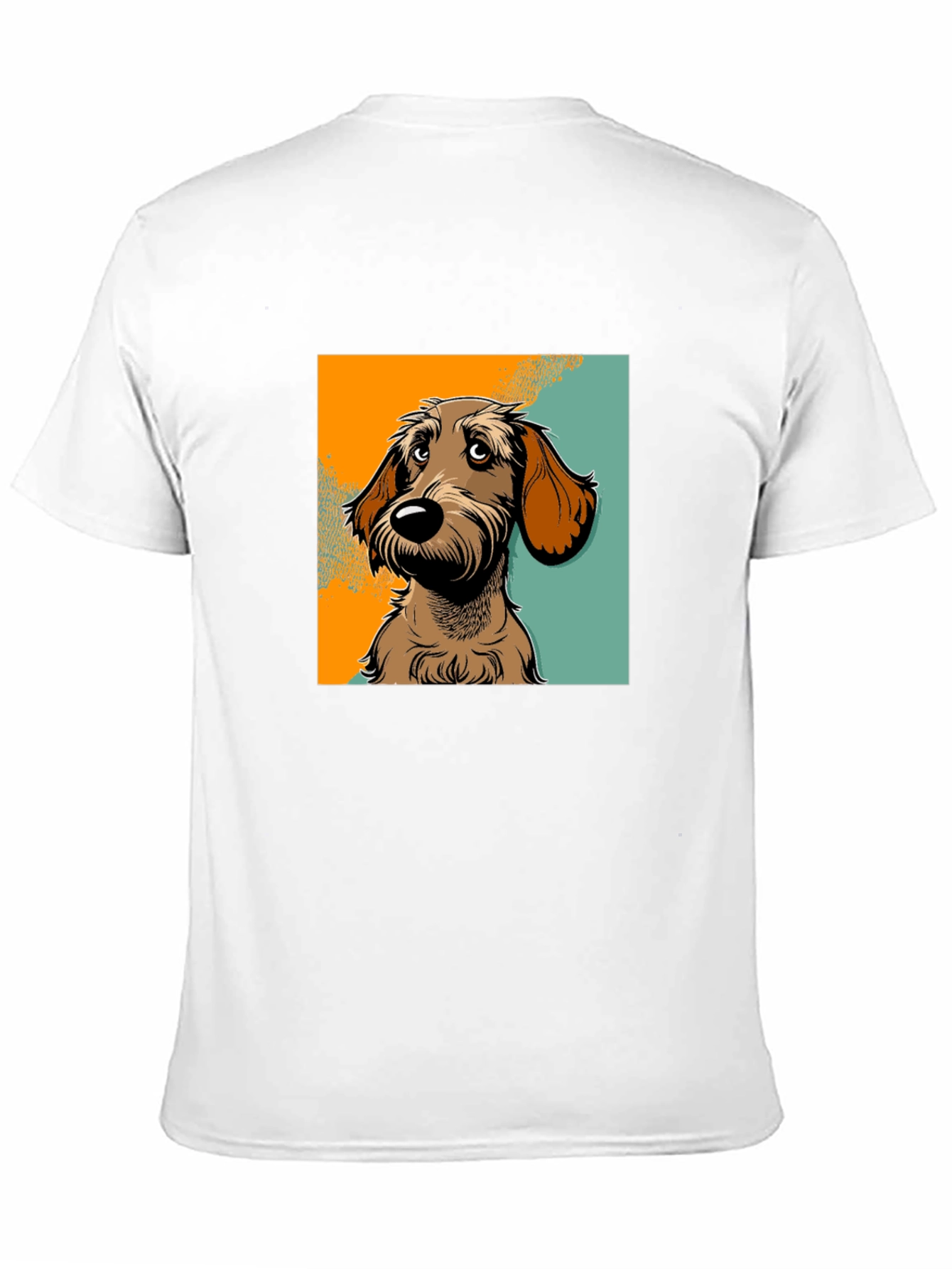 Dog Graphic T-Shirt - Black Short Sleeve Tee
