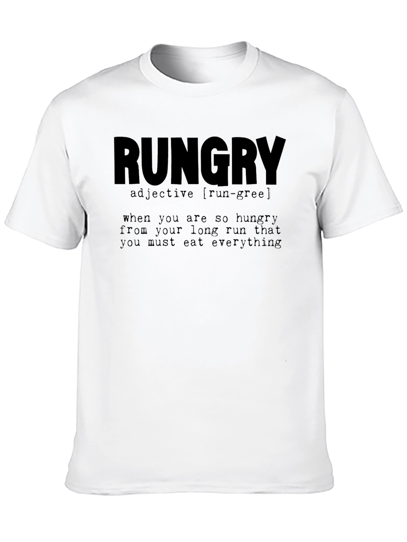 RUNGry Definition T-Shirt - Funny Running Humor
