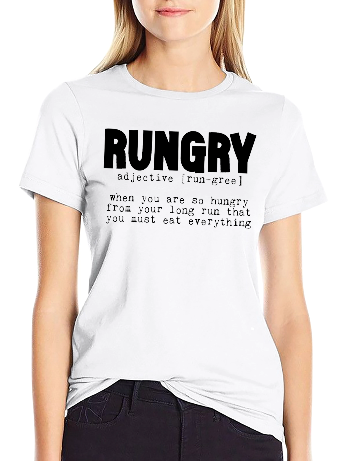 RUNGry Definition T-Shirt - Funny Running Humor