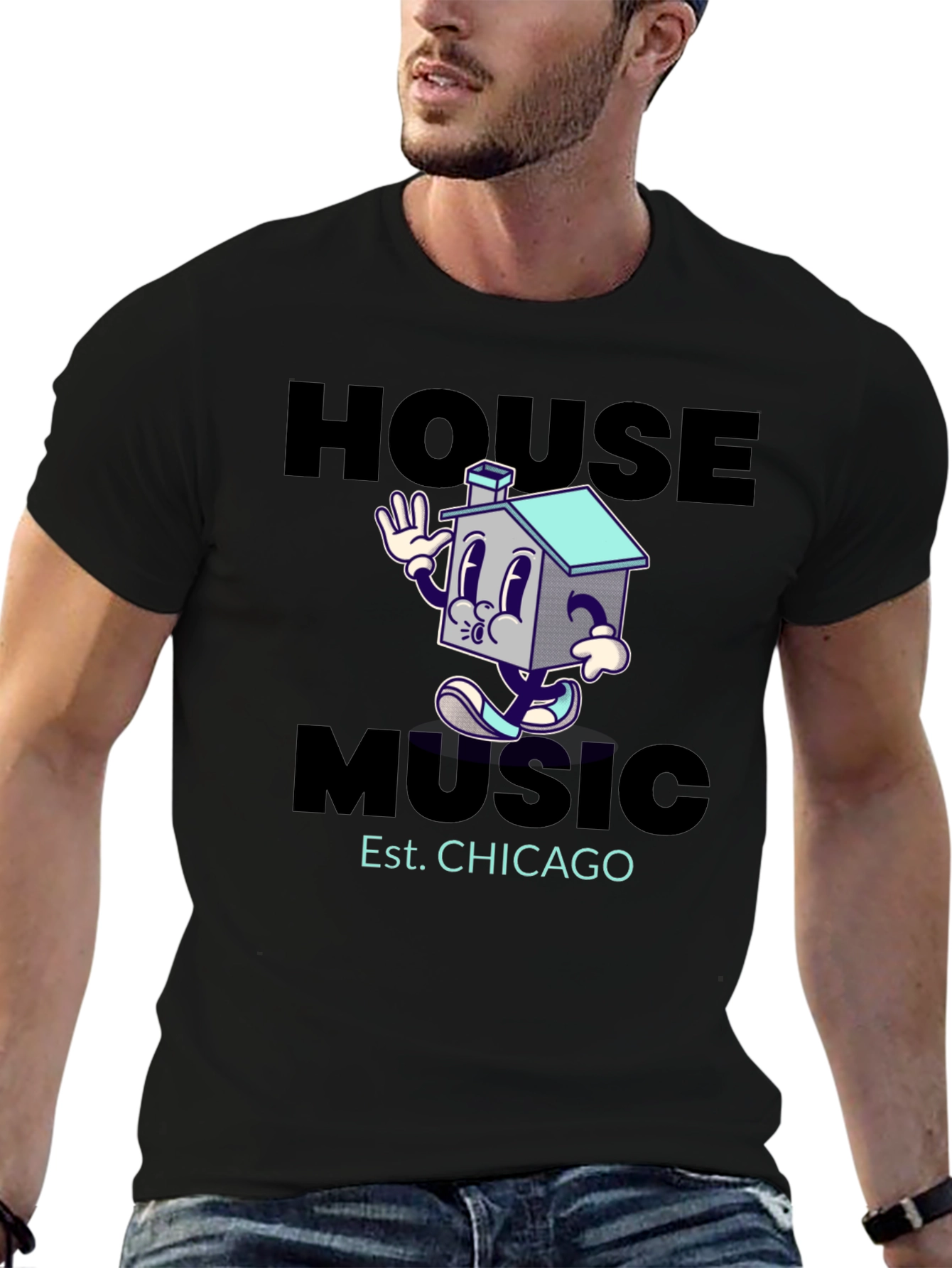 House Music Chicago Graphic T-Shirt