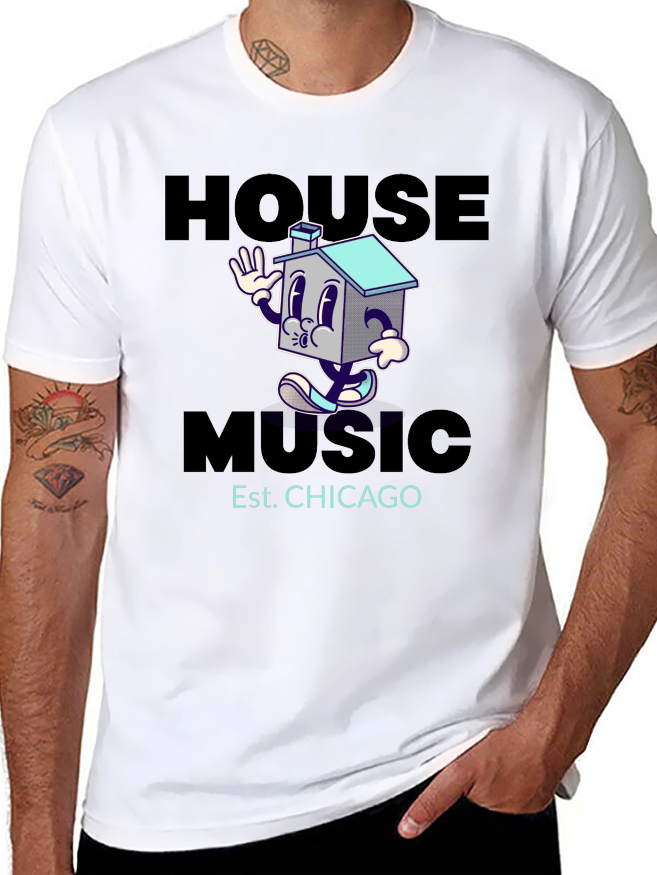 House Music Chicago Graphic T-Shirt
