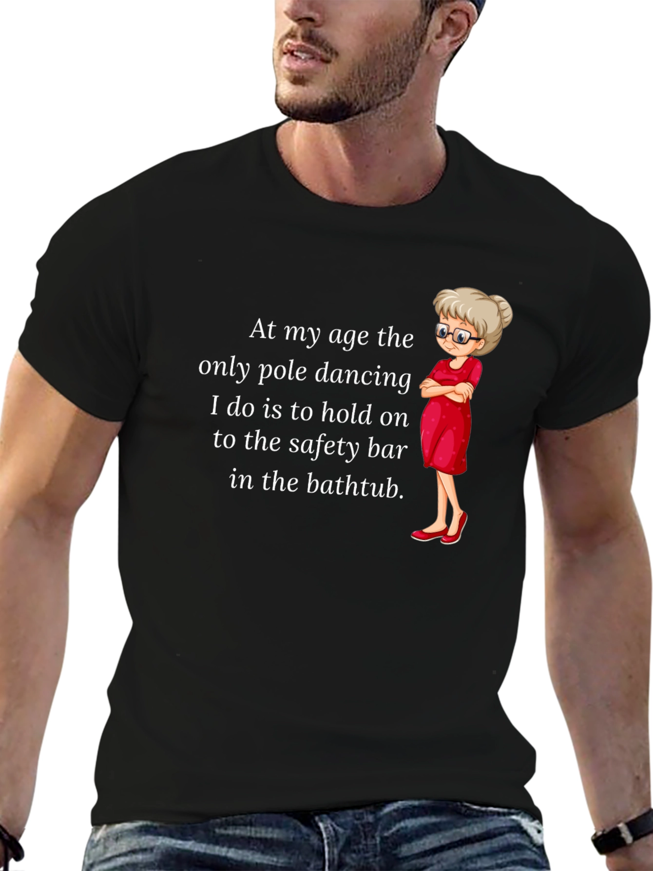 Funny Pole Dancing T-Shirt for Grandmas