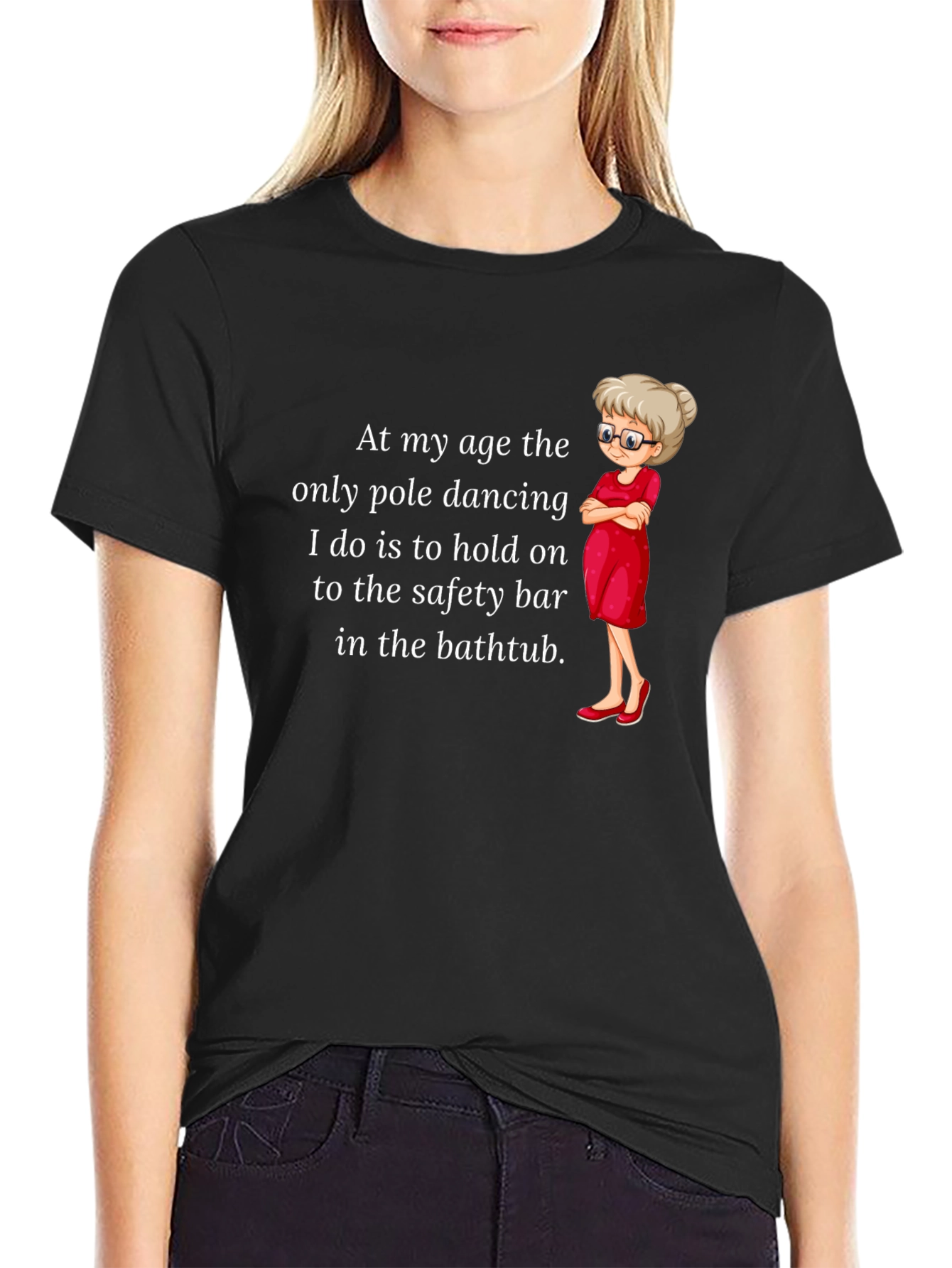 Funny Pole Dancing T-Shirt for Grandmas