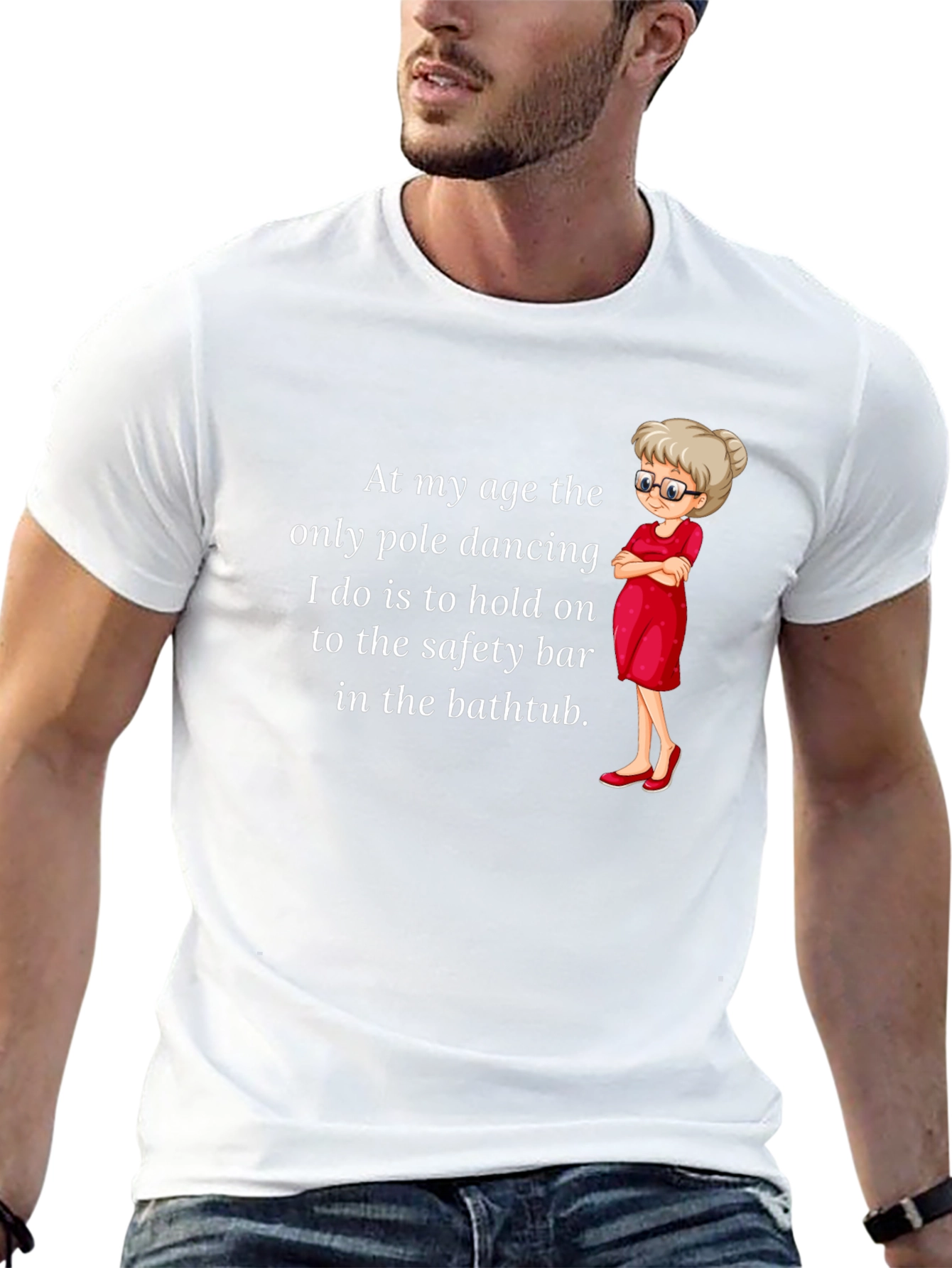 Funny Pole Dancing T-Shirt for Grandmas