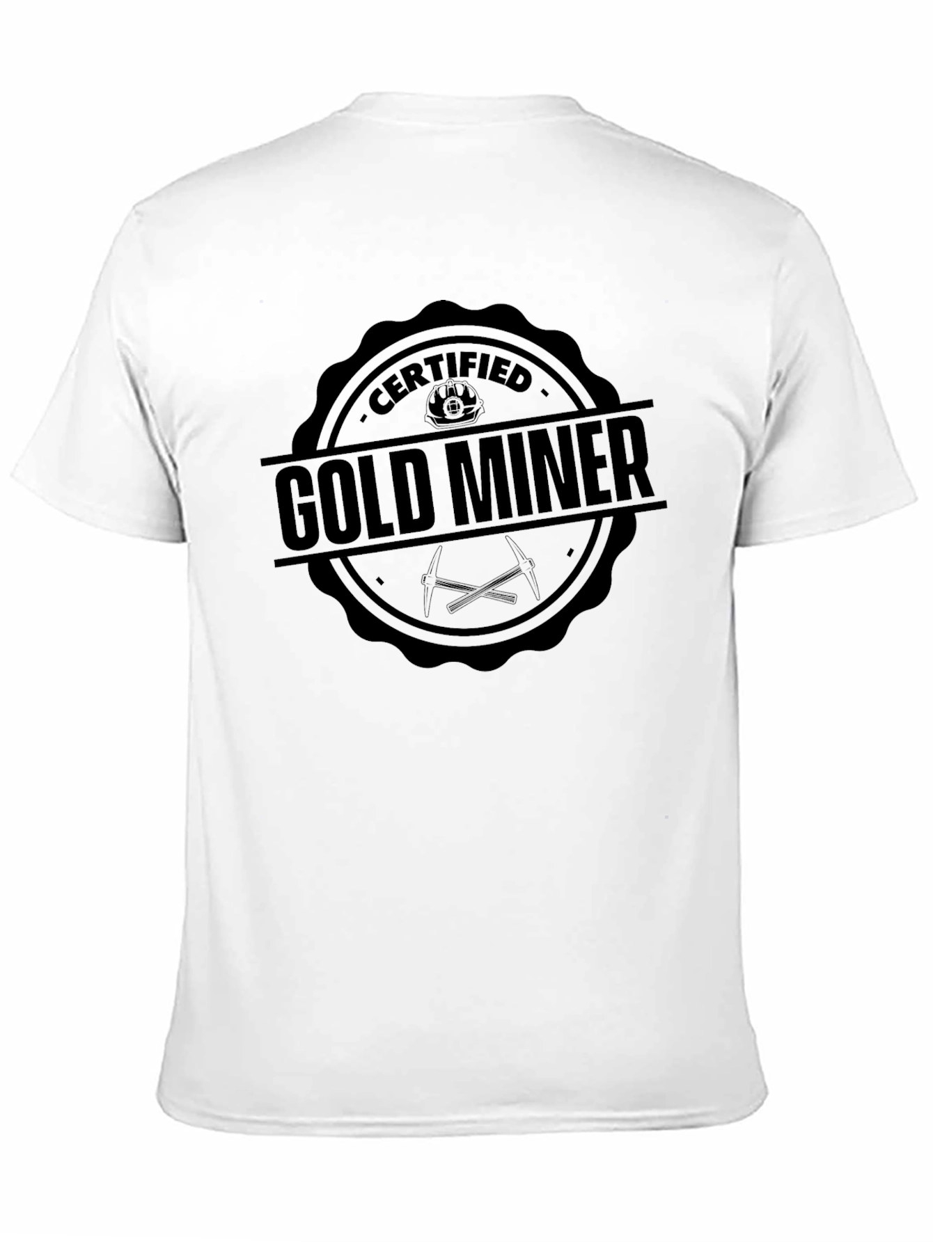 Certified Gold Miner Black T-Shirt