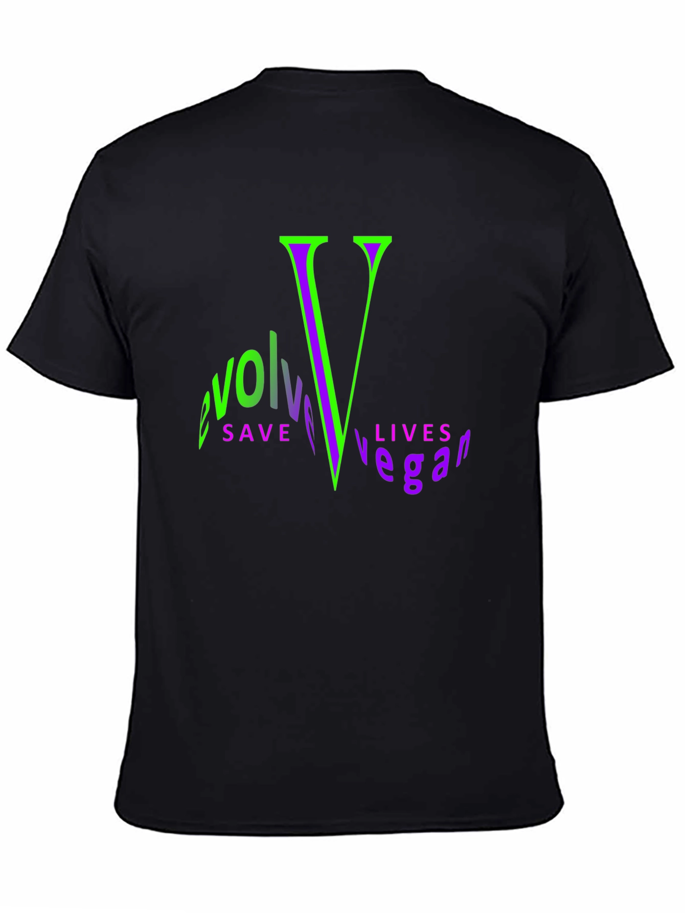 Evolve Vegan Graphic Tee - Save Lives